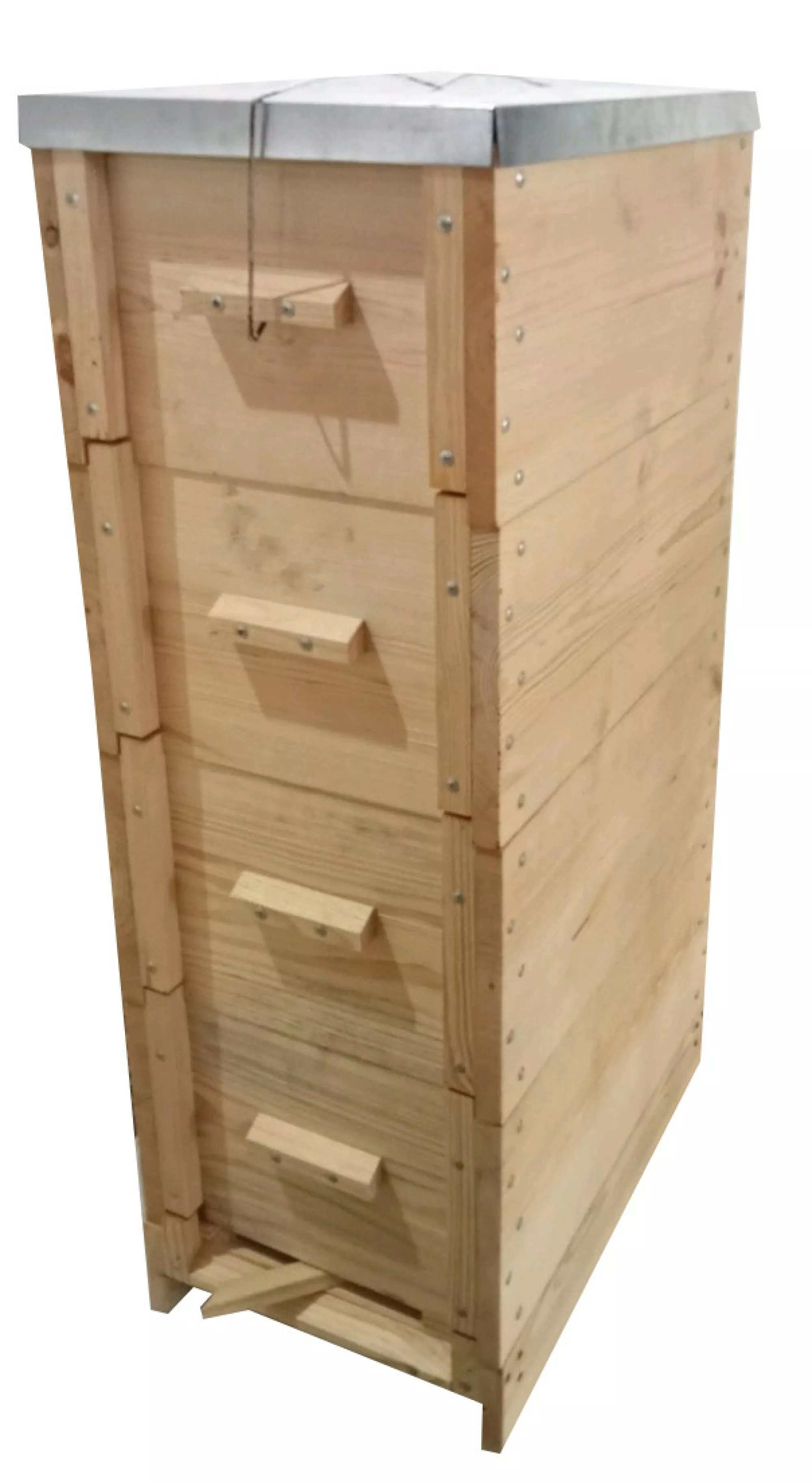 Вулик рогатий багатокорпусний, на 9 рамок, проварений у харчовому парафіні, на рамку 230