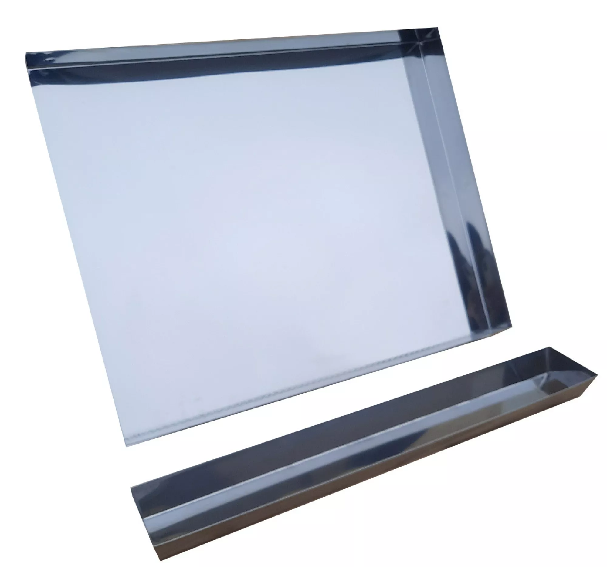 Арматура сонячної воскотопки на 2 рамки, нержавіюча сталь AISI 430