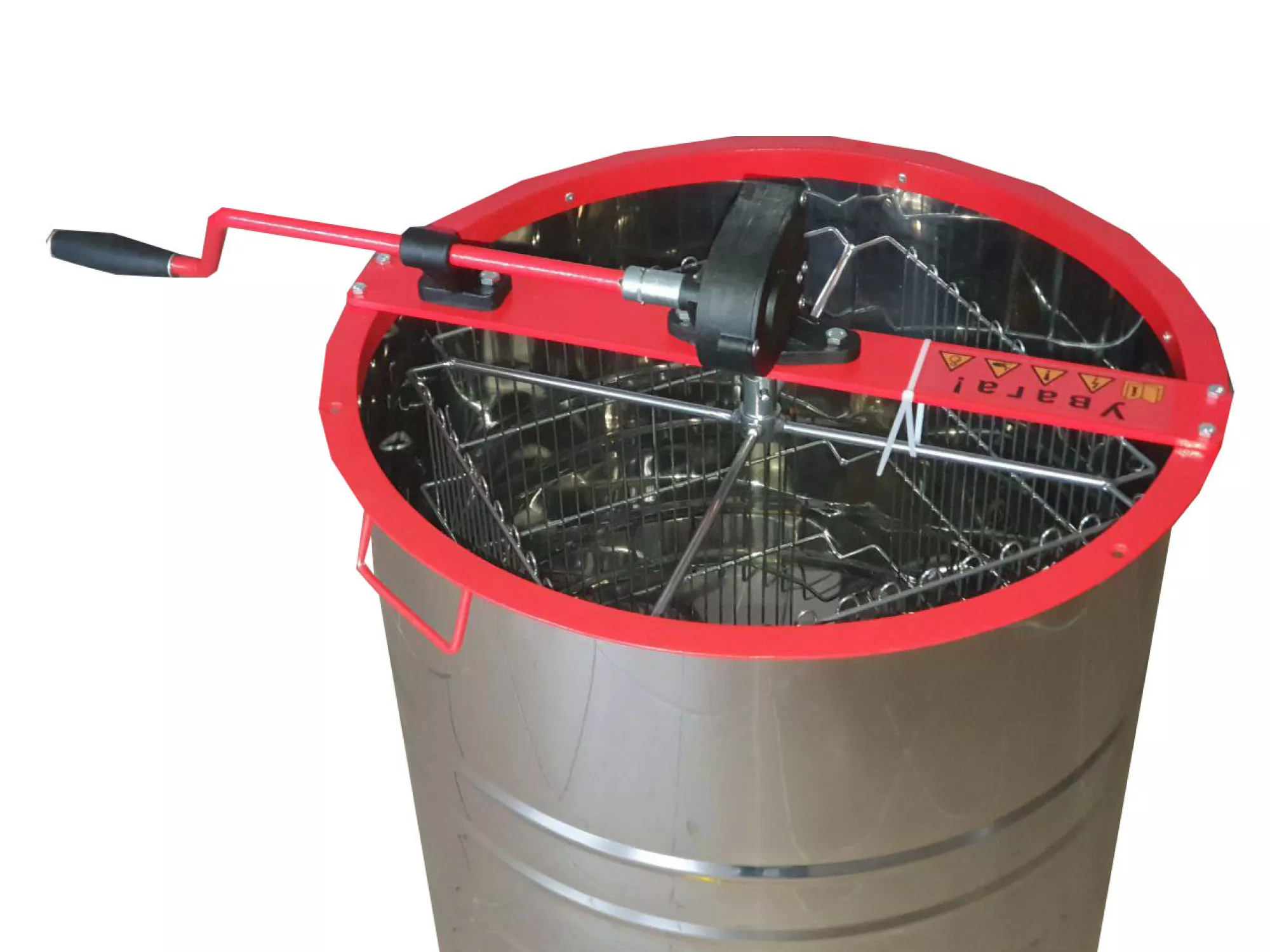 Медогонка нержавіюча 4 рамоч. (AISI 430) касети зварені НЕ поворотні пофарбовані порошковою фарбою