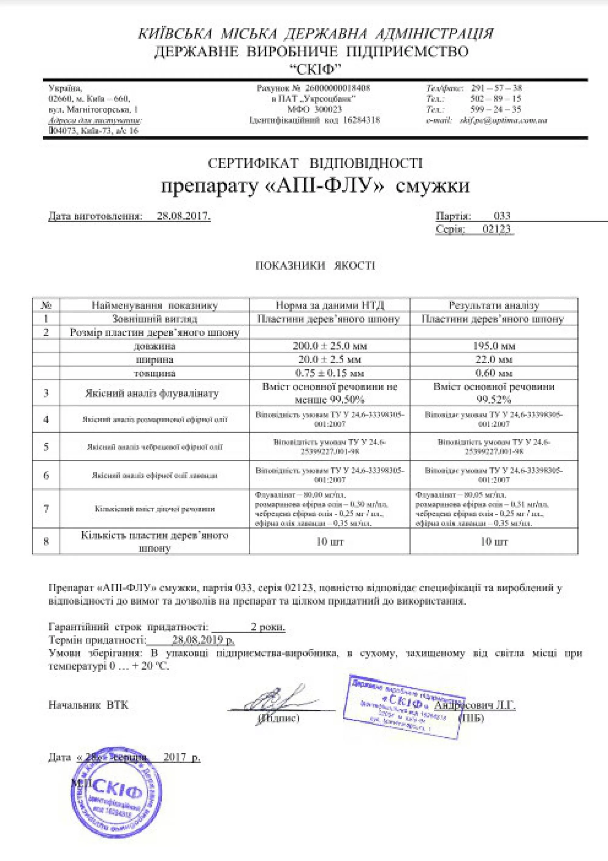 Апі-Флу — 10 дощечок