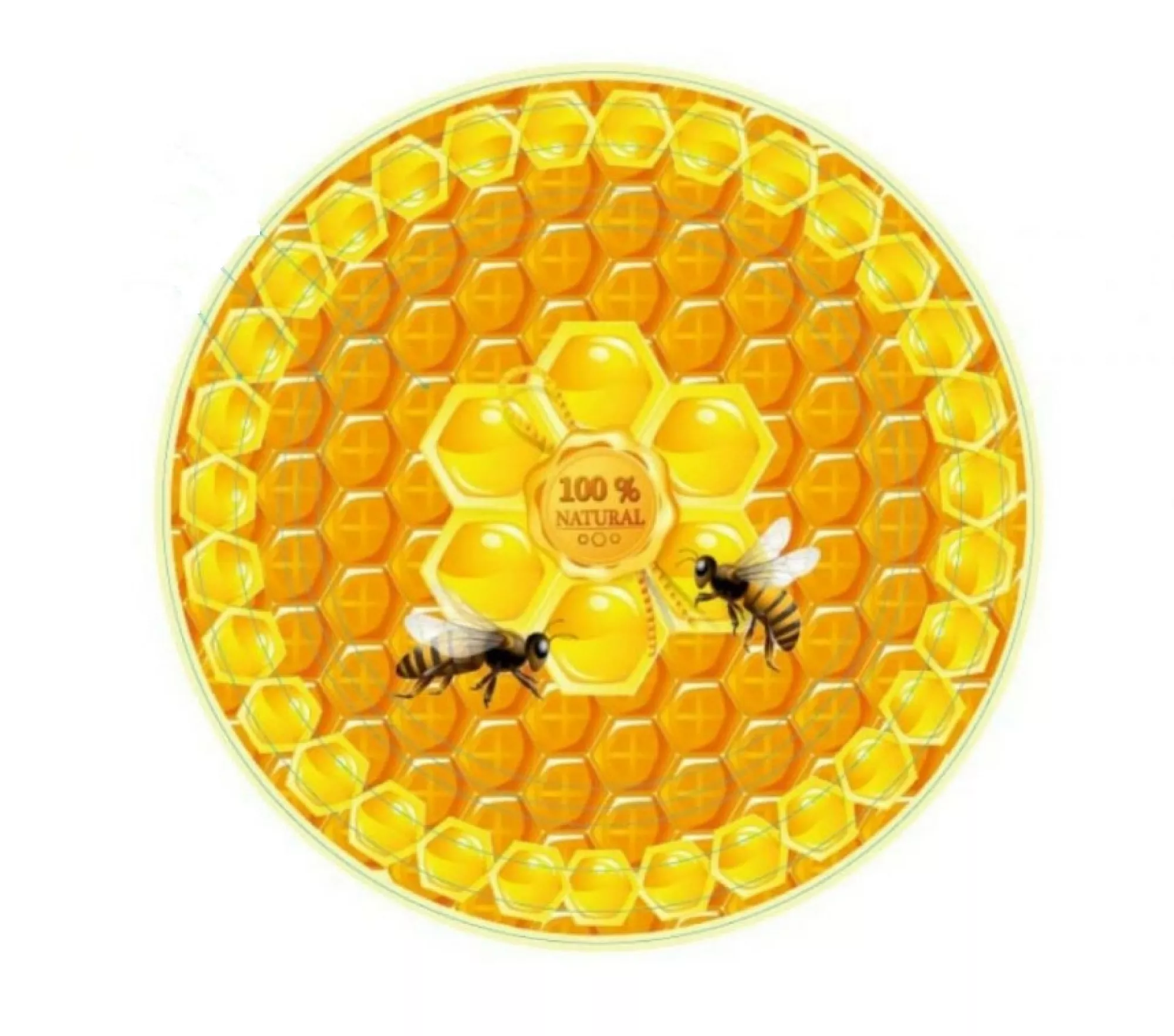 Кришка твіст-офф 82 - Мед "100 % Natural"