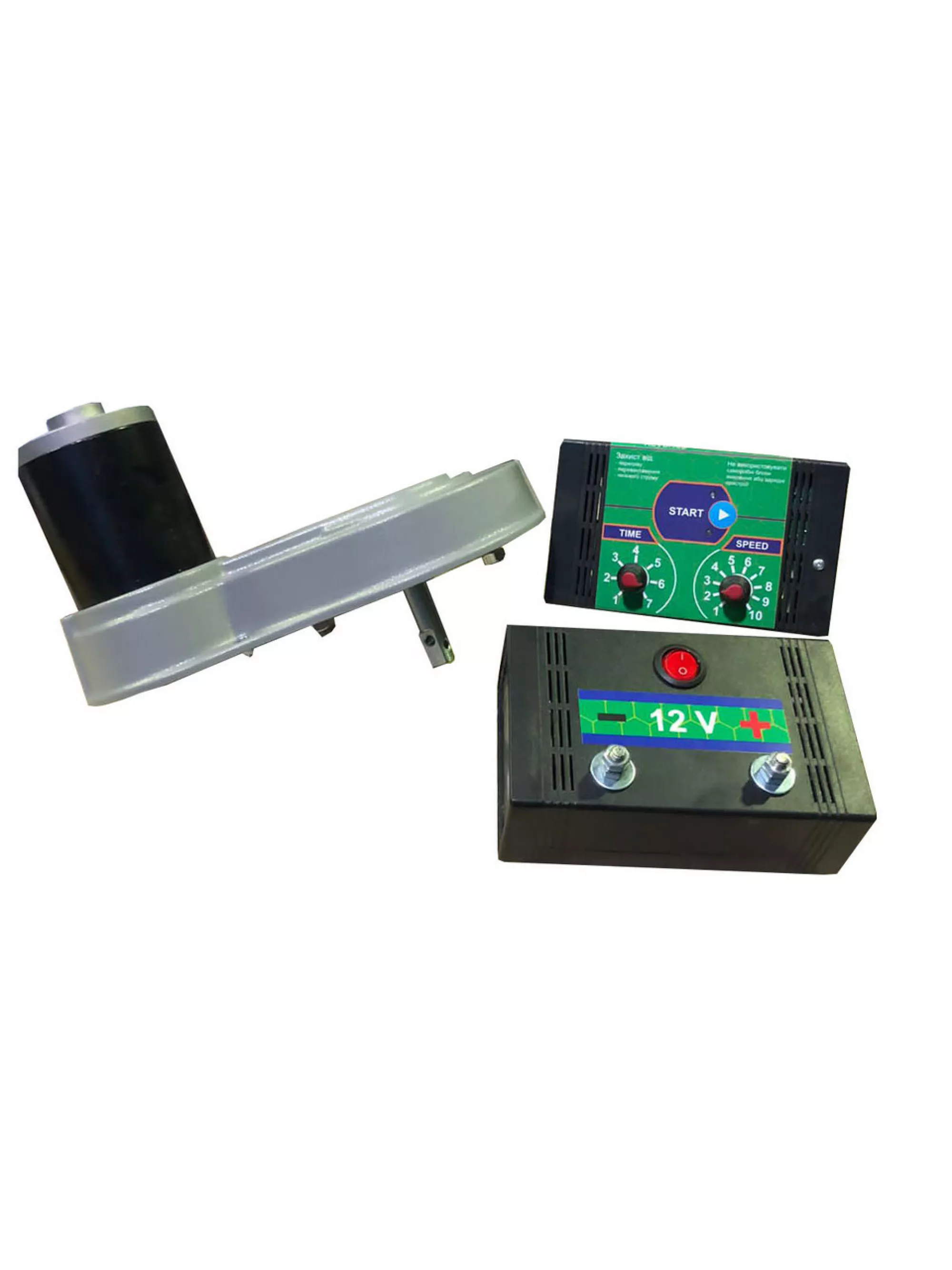 Електропривід для медогонки Pulse RD 1012A + Блок живлення Pulse 12 вольт, 100Вт 8А імпульсний