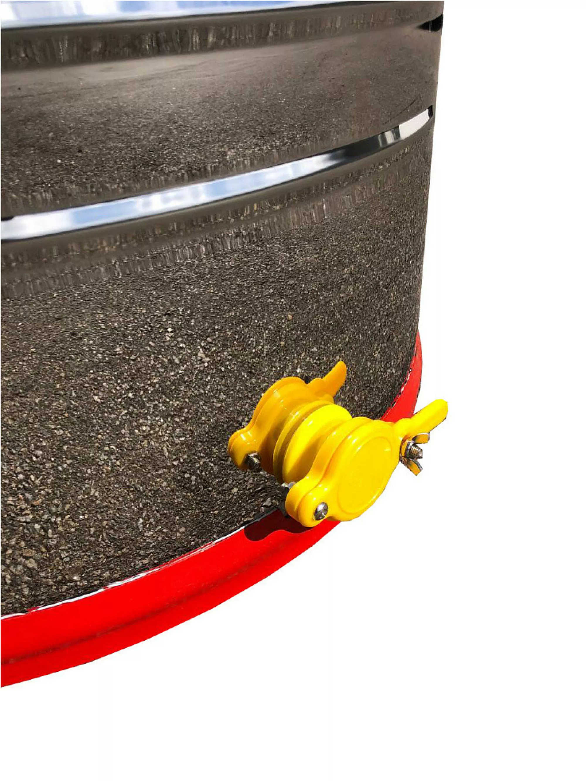 Нержавіюча медогонка (AISI 430) 3-х рамкова поворотна. Касети зварені, пофарбовані порошковою фарбою