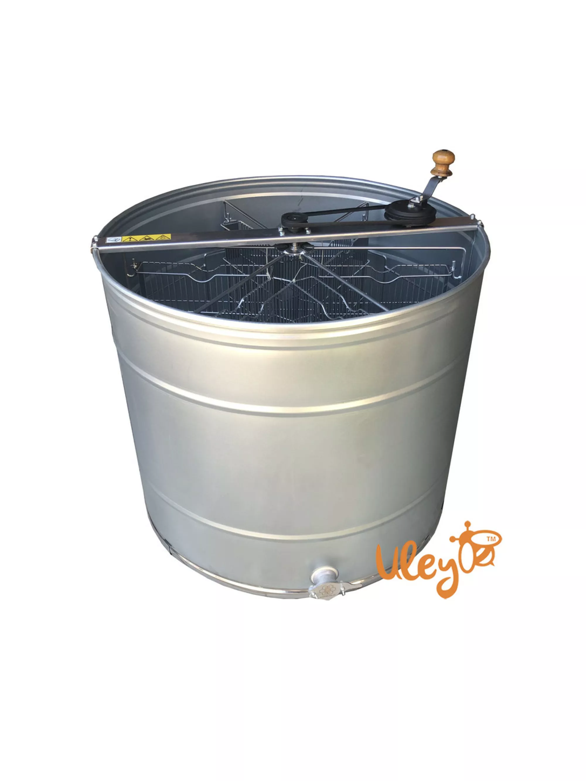 Оцинкована 6-ти рамкова поворотна, з ремінним приводом