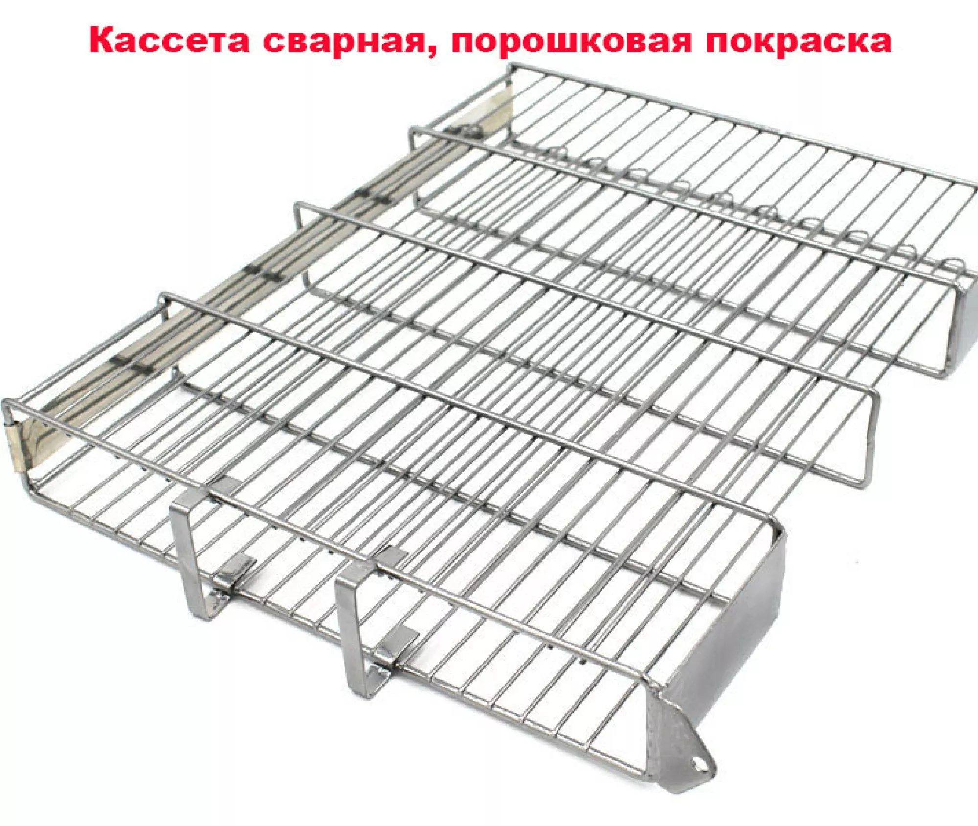 Нержавіюча медогонка (AISI 430) 3-х рамкова поворотна. Касети зварені, пофарбовані порошковою фарбою