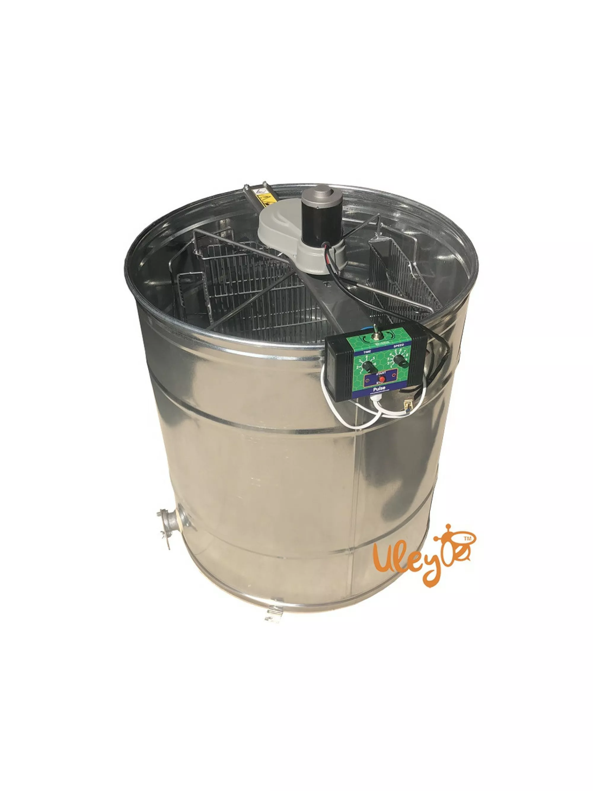 Оцинкована медогонка 4-х рамкову, поворотна. З ЕЛЕКТРОПРИВОДОМ "Pulse"