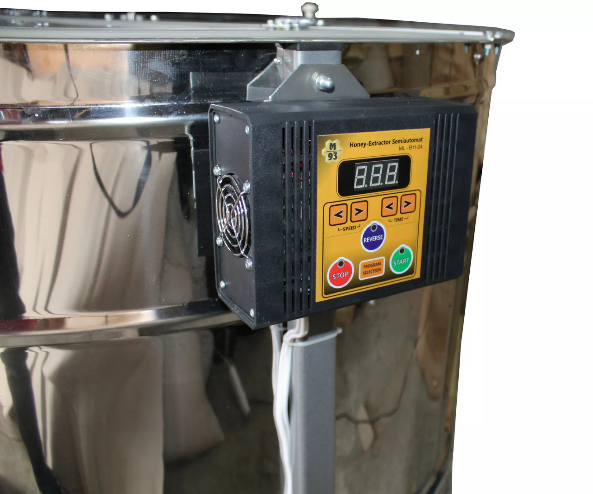 Нержавіюча радіальна автоматична медогонка (27 рамок Дадан, 54 рамок Рута, 54 магазинні рамки)