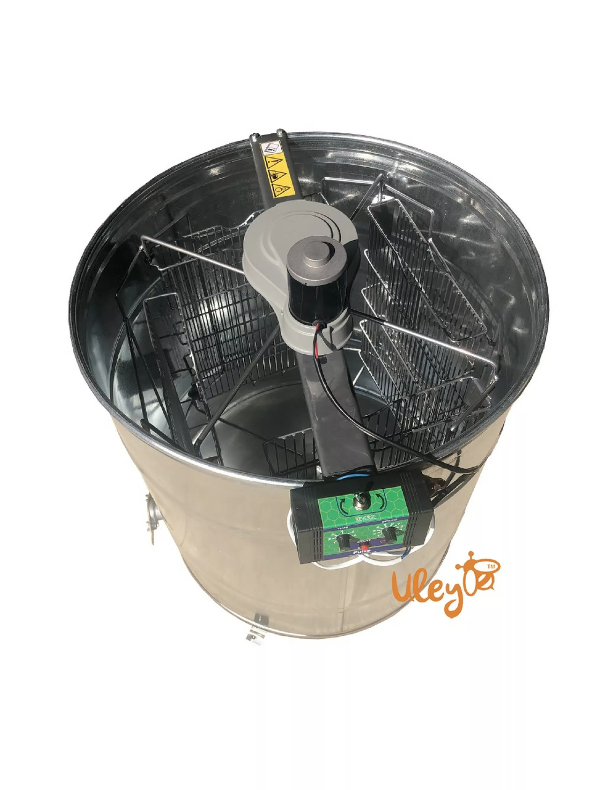 Оцинкована медогонка 4-х рамкову, поворотна. З ЕЛЕКТРОПРИВОДОМ "Pulse"