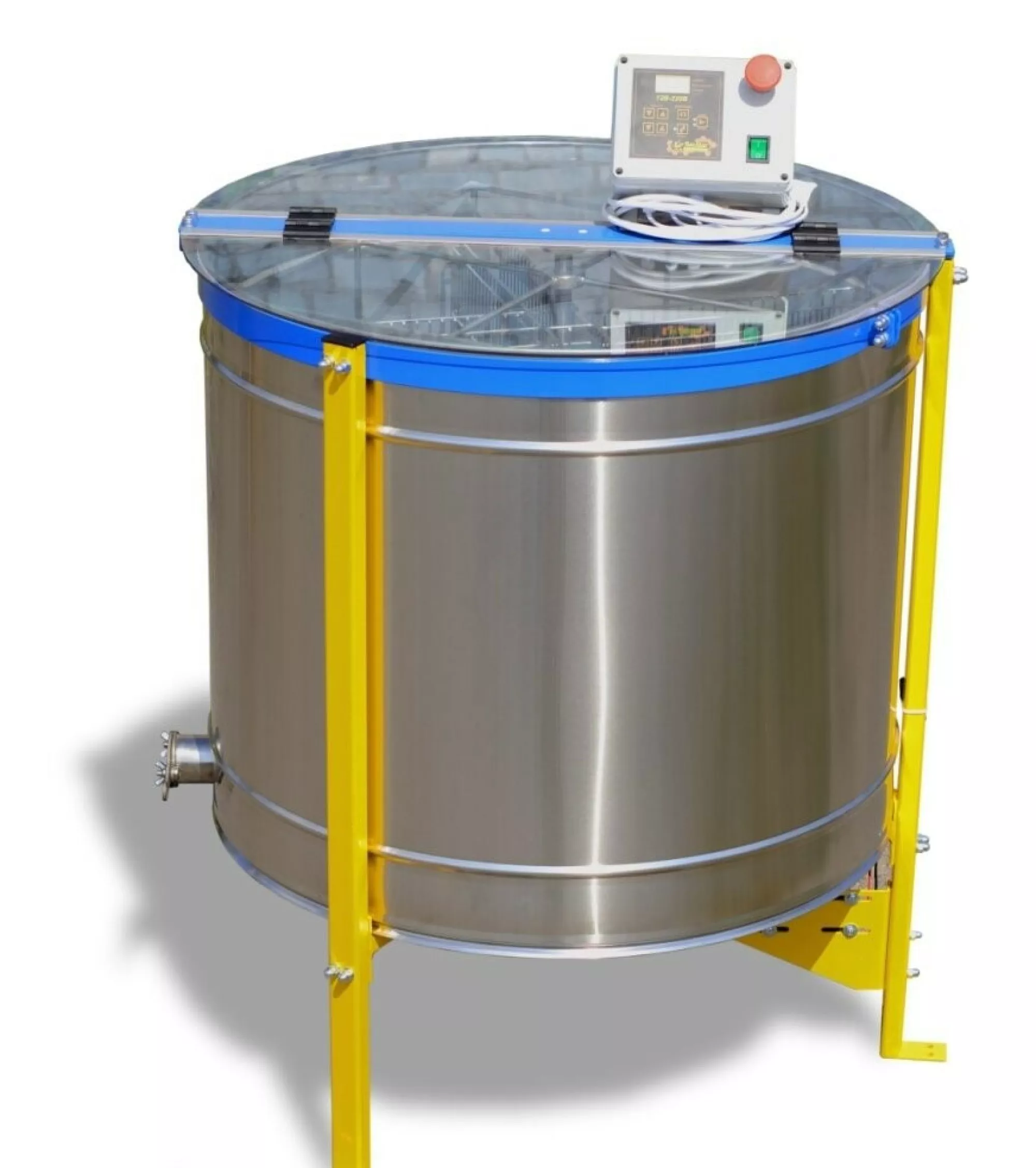 Радіальна медогонка на 28 рамок. МР-28н, 12в/220В, Ø790 нержавіюча