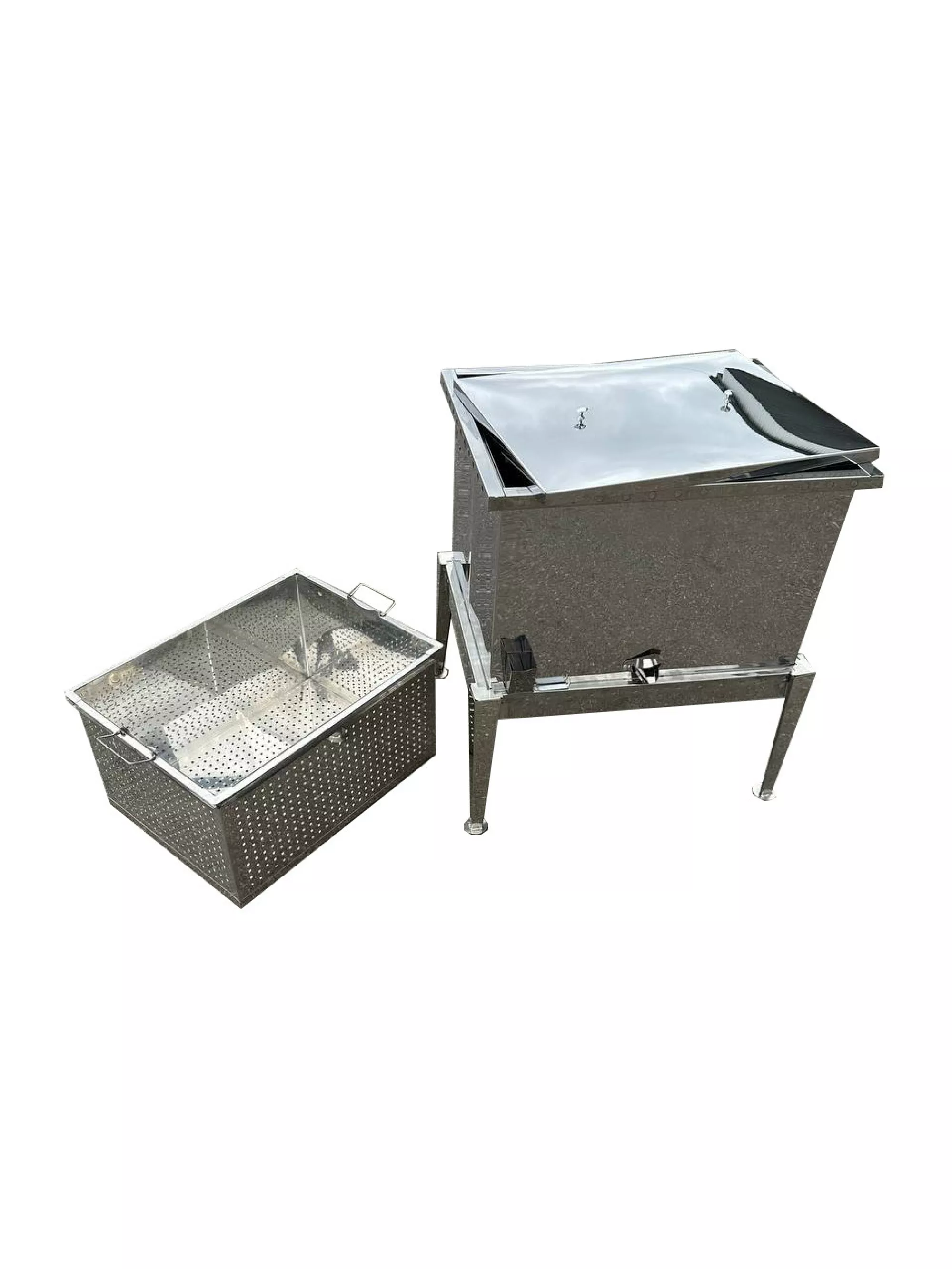 Воскотопка парова на 15 рамок. Нержавіюча