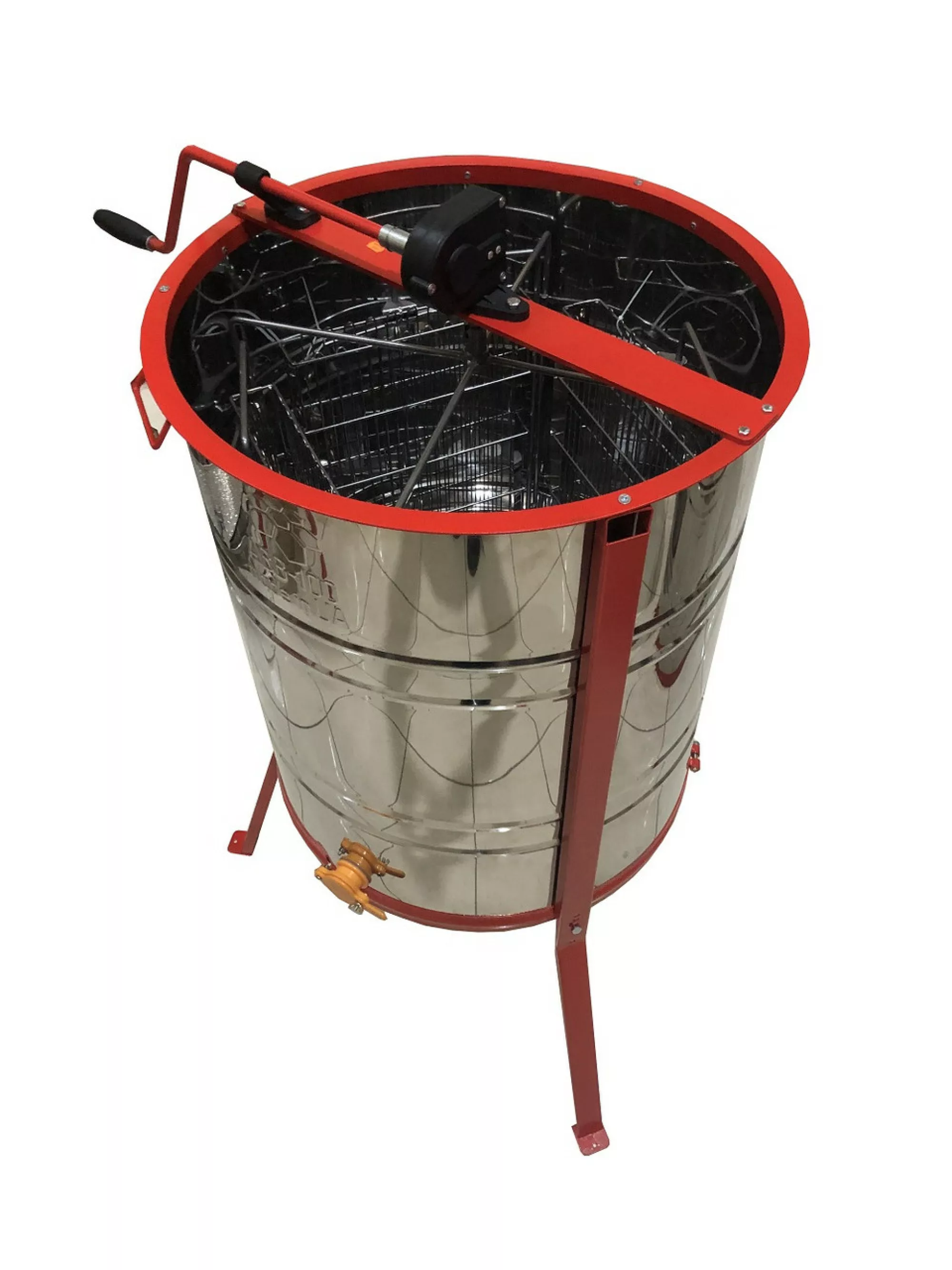 Нержавіюча 4 рамкову. (AISI 430) касети зварні фарбованого волосся б, кран ПЛАСТИК. З ПІДСТАВКОЮ