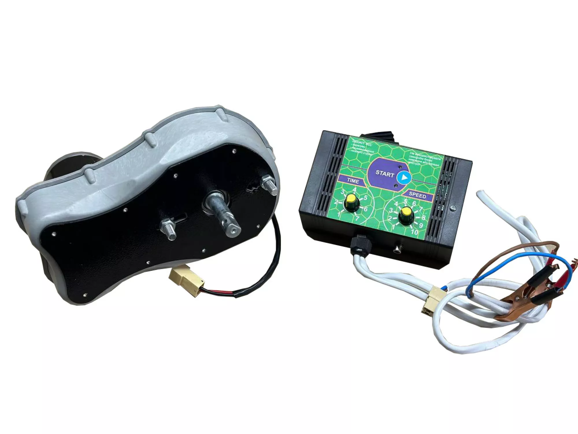 Електро-привід ДЛЯ МЕДОГОНКИ Pulse RD 1012 A (12 вольт, 100 Ват) — для редукторних медогонок