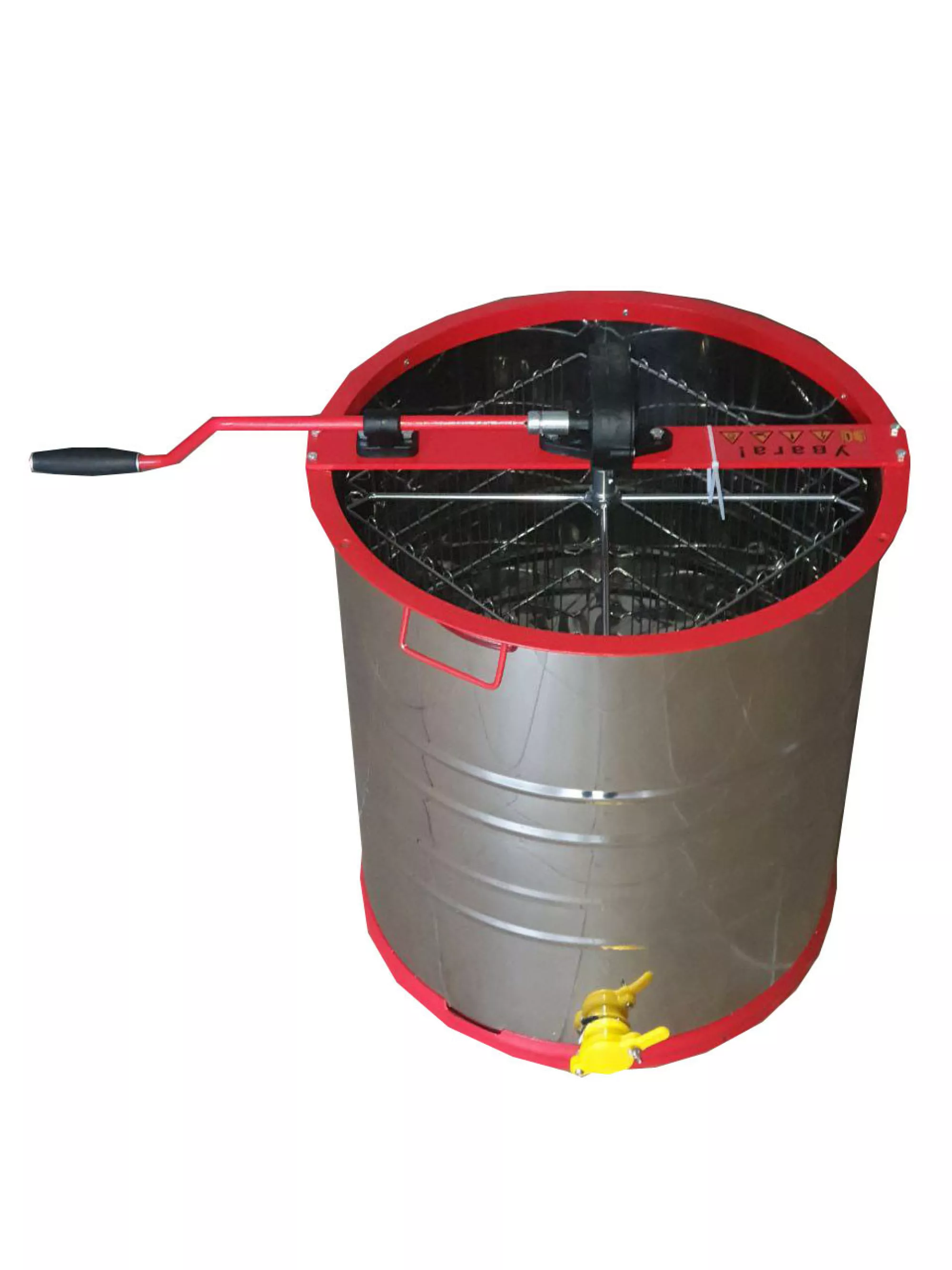 Медогонка нержавіюча 4 рамоч. (AISI 430) касети зварені НЕ поворотні пофарбовані порошковою фарбою