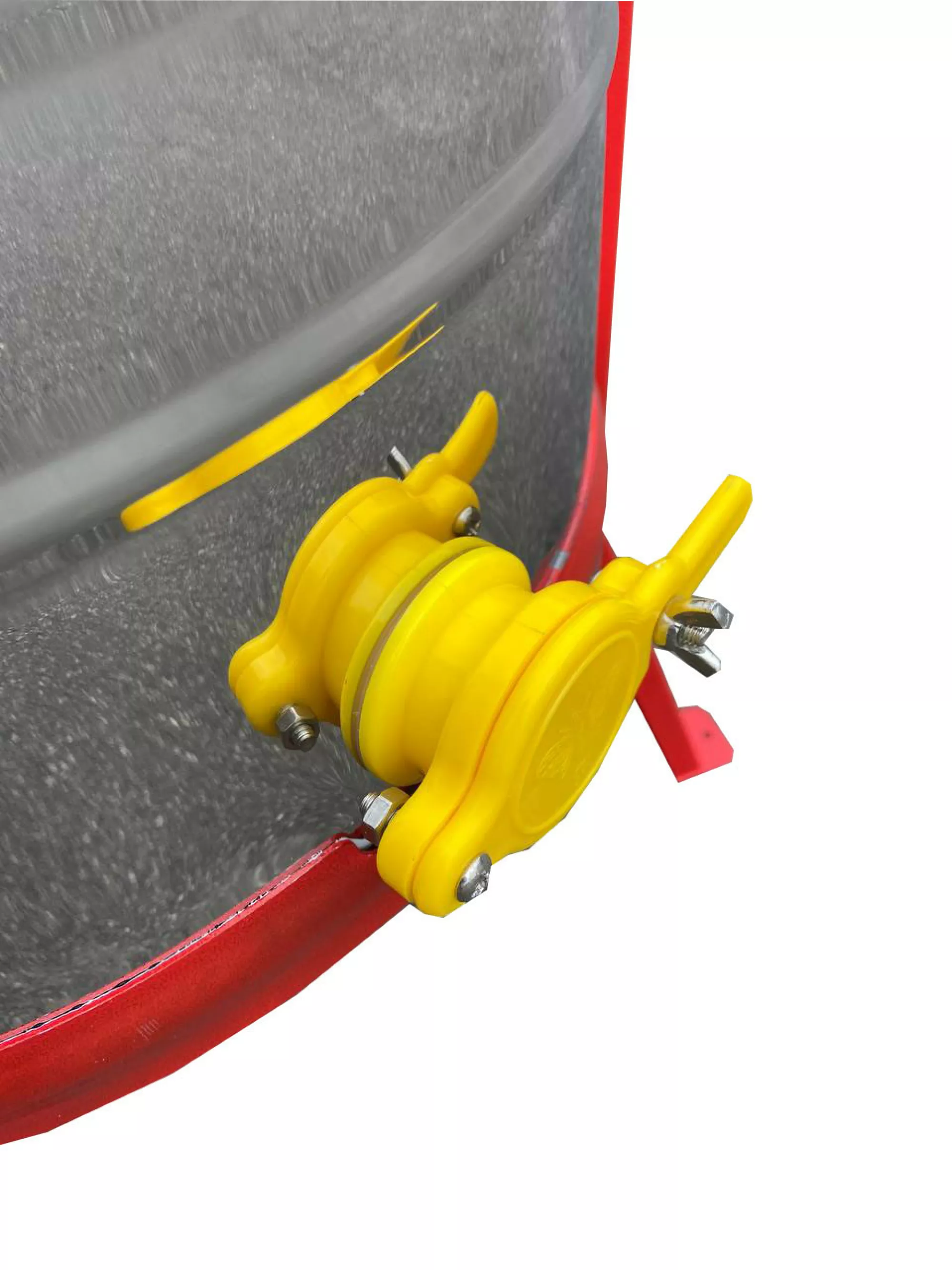 Нержавіюча НЕ ПОВОРОТНА, 2-х рамкова, Касети Нержавіючі. Ротор Нержавіючий. З Підставкою