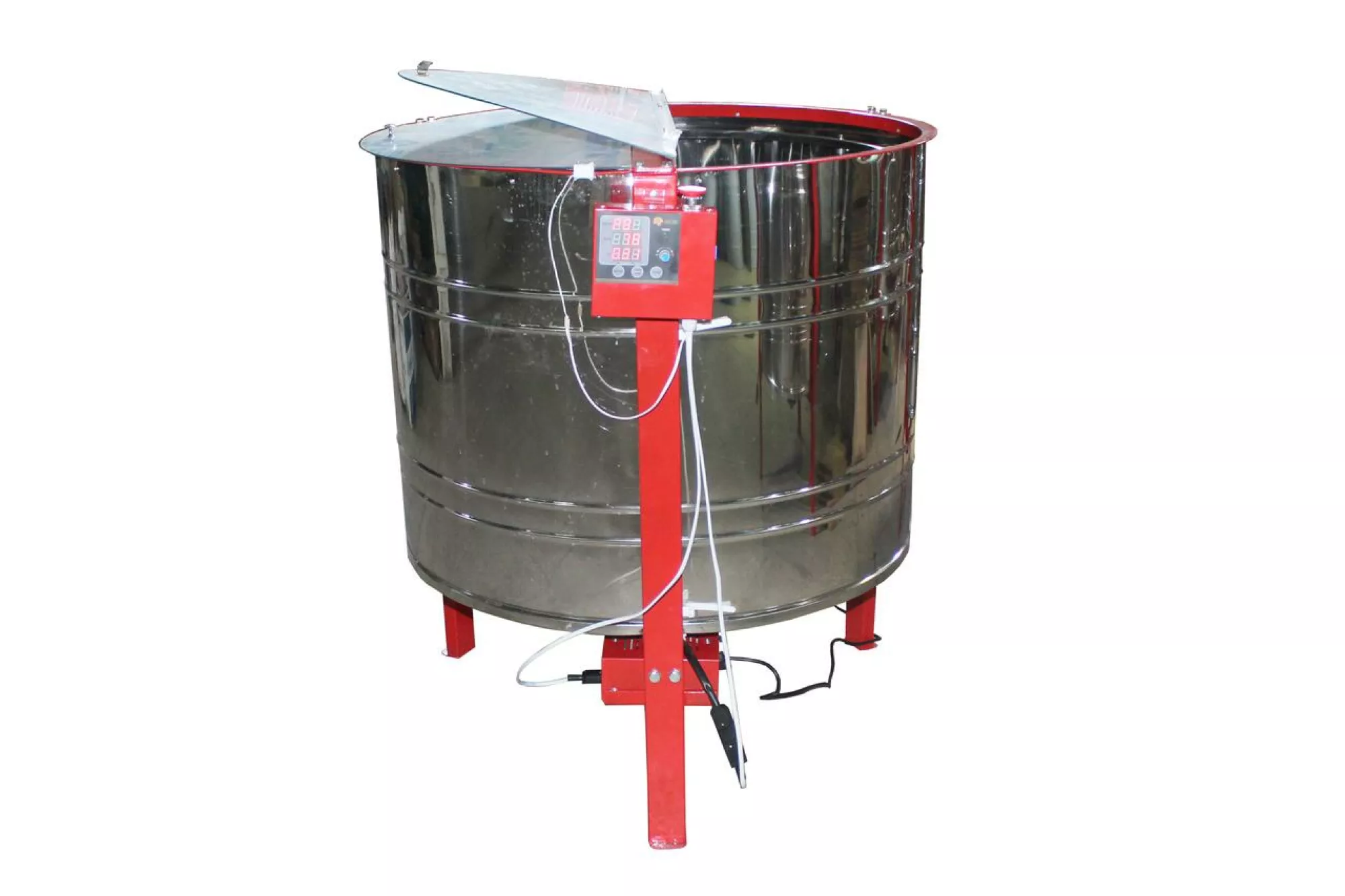 6-ти рамкова «ЄВРО» Медогонка, автоматична, під «Українську рамку» — РЕМІННА