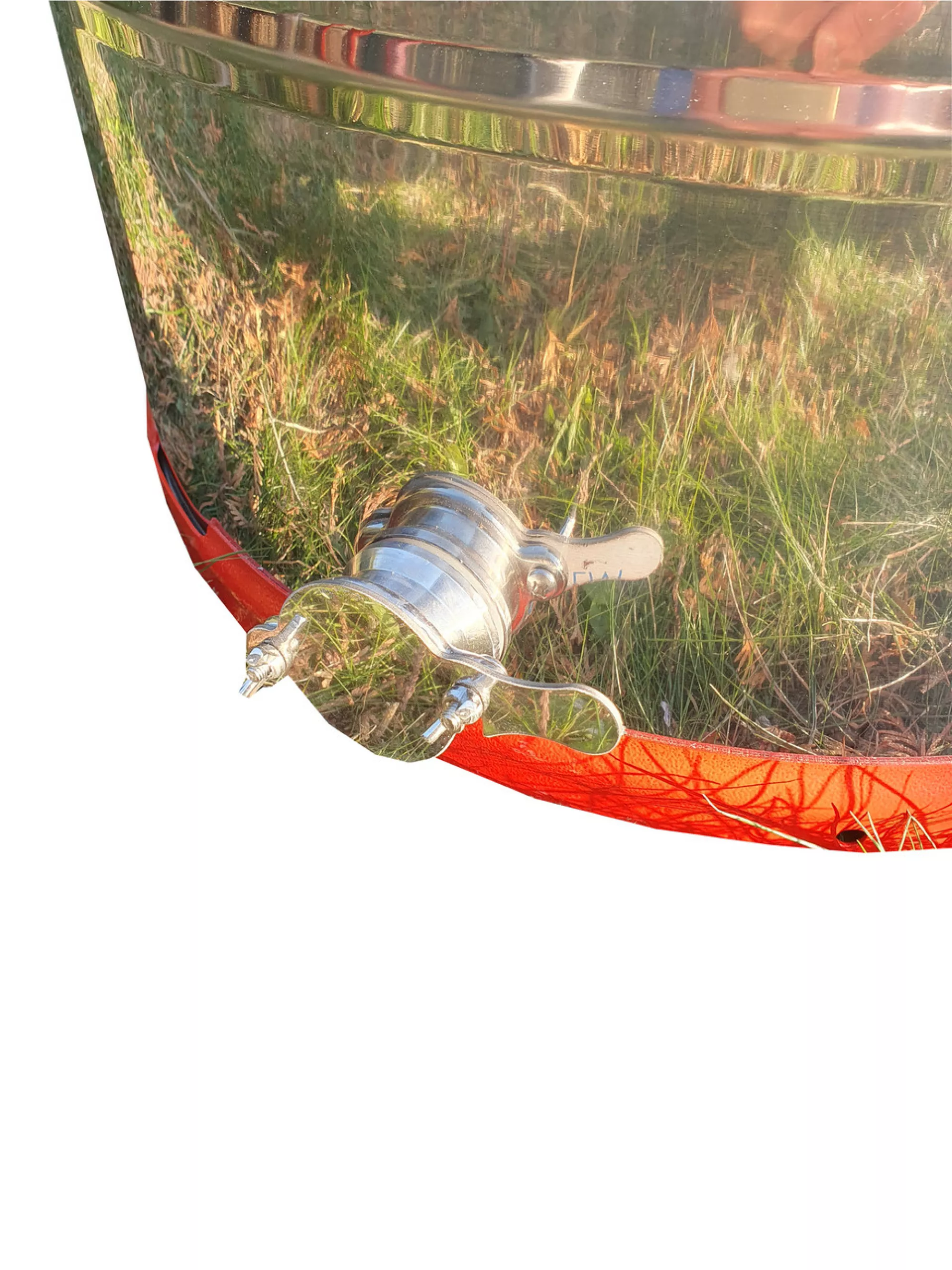 Медогонка нержавіюча 4-х рамкова РКС (ротор і, касети нержавіючі), касети зварні не поворотні