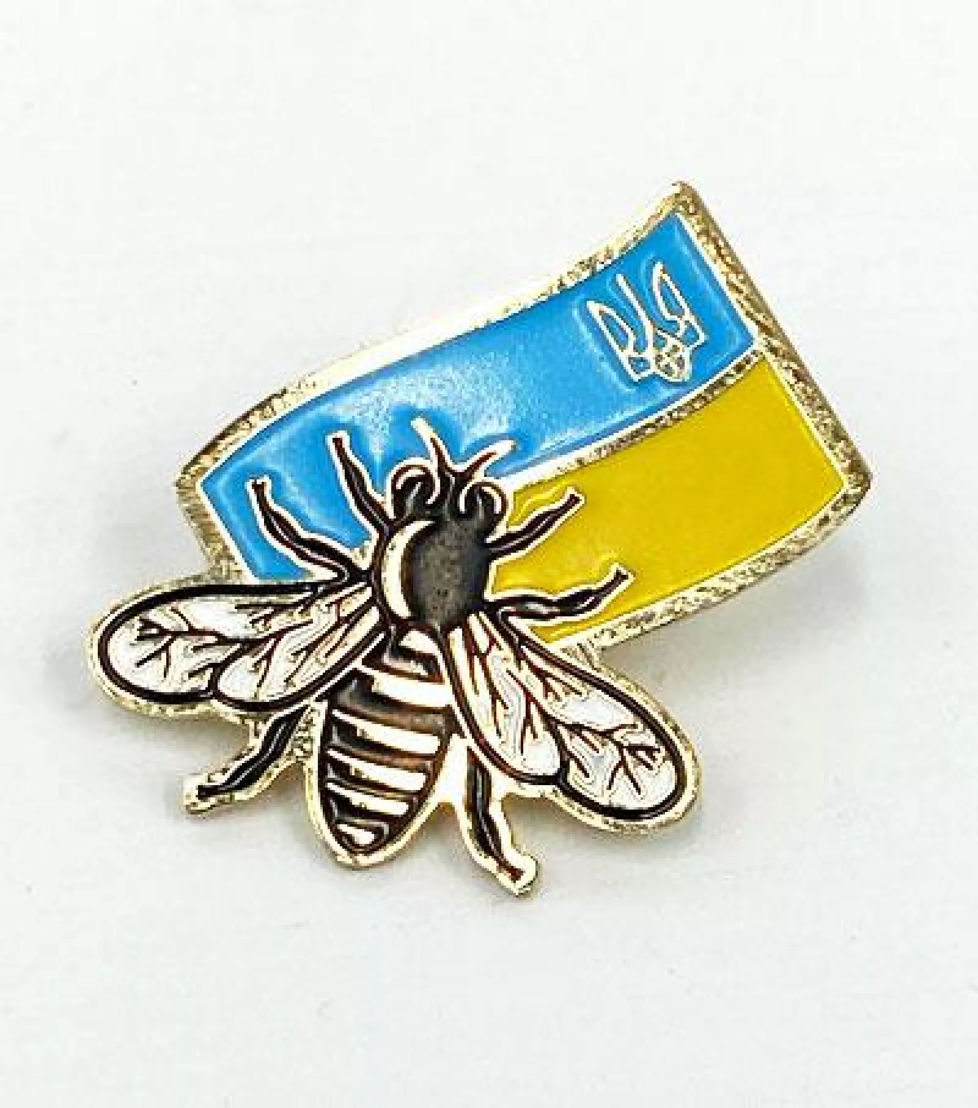 Ветеринарно-Санітарний паспорт пасіки (жовтий) + Значок "Український бджоляр"