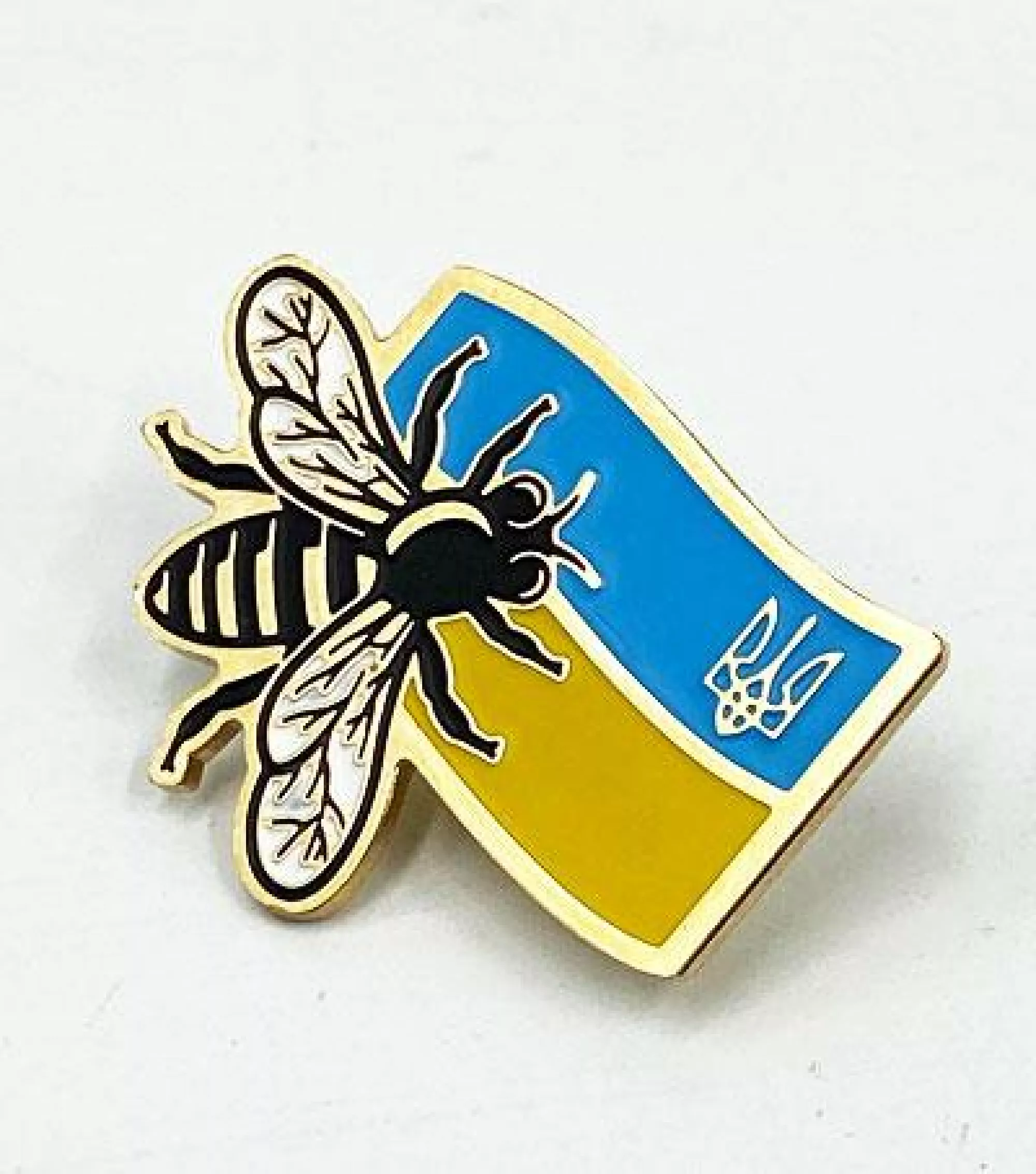 Ветеринарно-Санітарний паспорт пасіки (синій) + Значок "Український бджоляр"