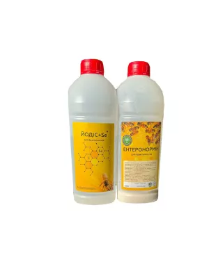 Ентеронормін з водним розчином Йодіс+Se (50 доз) 200г + 1000мл
