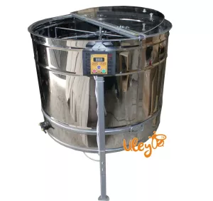 Медогонка радіальна нержавіюча автоматична (20 рамок Дадан, 20 рамок Рута, 40 магазинні рамки)