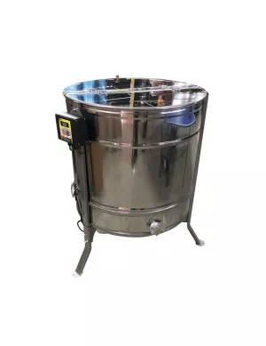 Медогонка радіальна нержавіюча автоматична (18 рамок Дадан, 36 рамок Рута, 36 магазинні рамки)