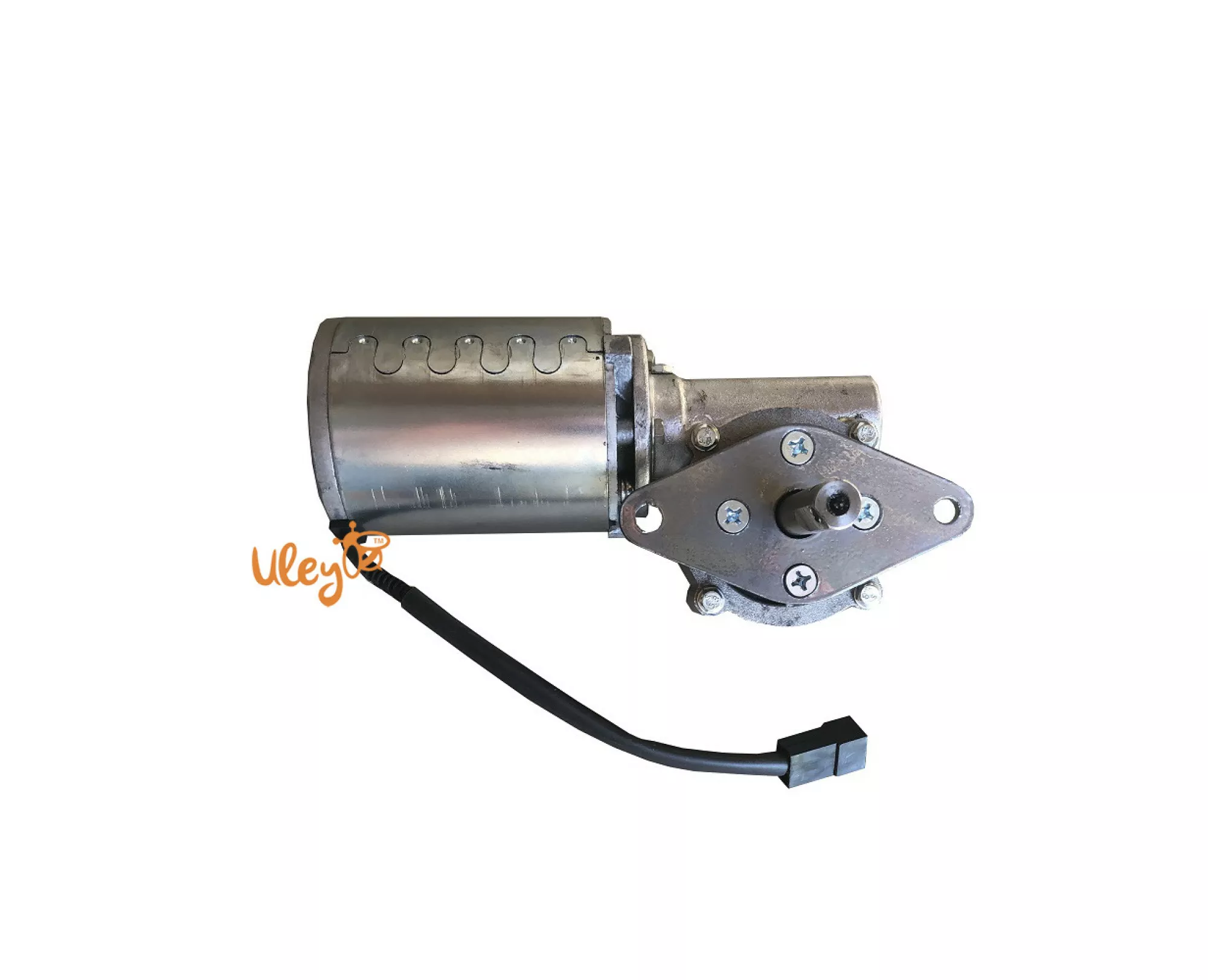 Редуктор з мотором для медогонки, з черв'ячною передачею, до приводу 12В, потужність 75 Вт