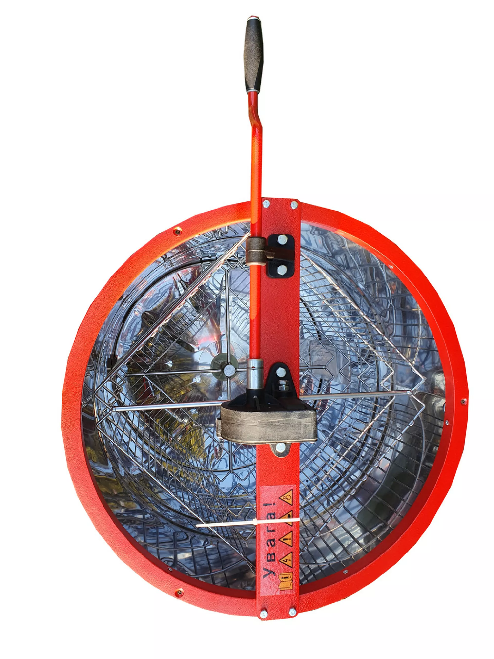 Медогонка нержавіюча 4-х рамкова РКС (ротор і, касети нержавіючі), касети зварні не поворотні