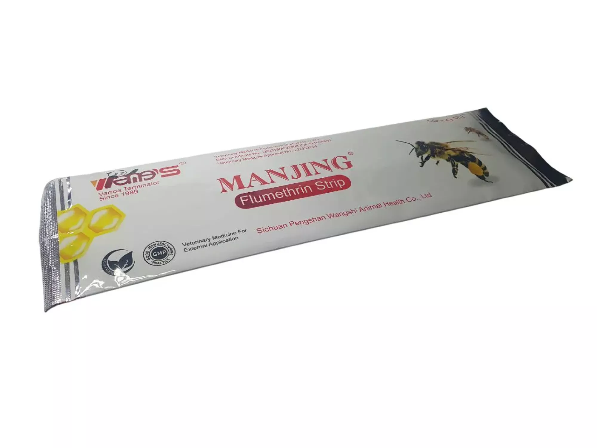 Манджинг “MANJING” (флуметрин) 20 смужок від кліща Варроа. Китай