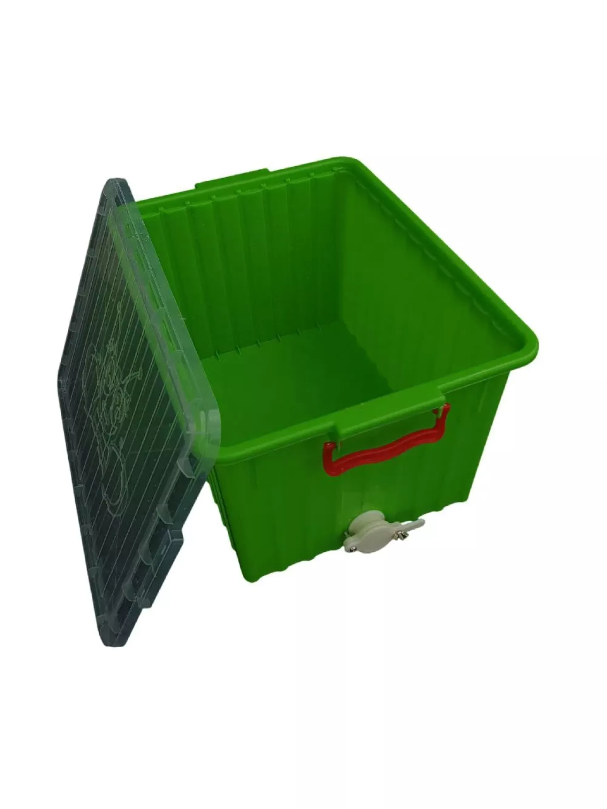 Ящик для розпечатування рамок з краном