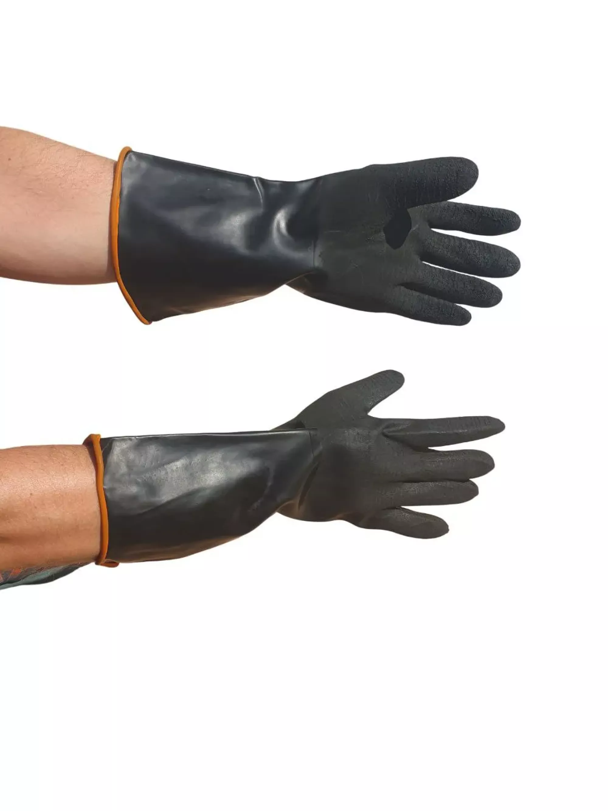 Рукавички для роботи із кислотами. "REIS" Польща