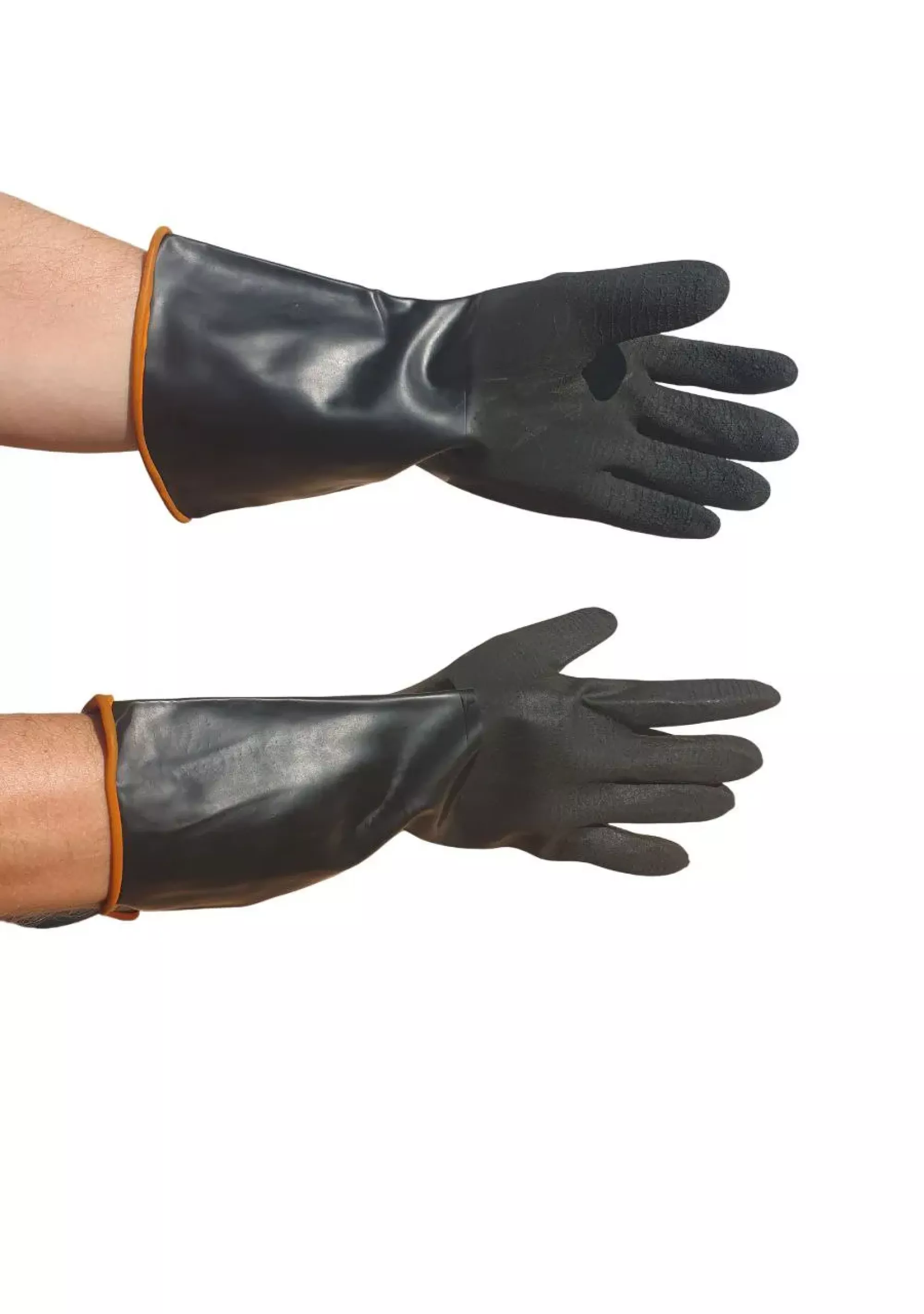 Рукавички для роботи із кислотами. "REIS" Польща