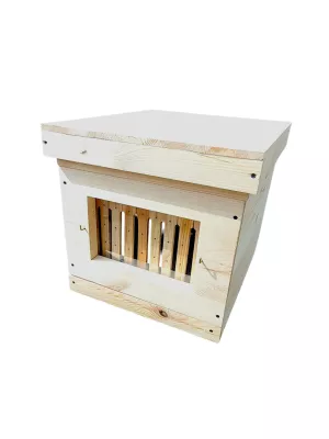 Стінка вулика з оглядовим вікном на 10 рамковий вулик