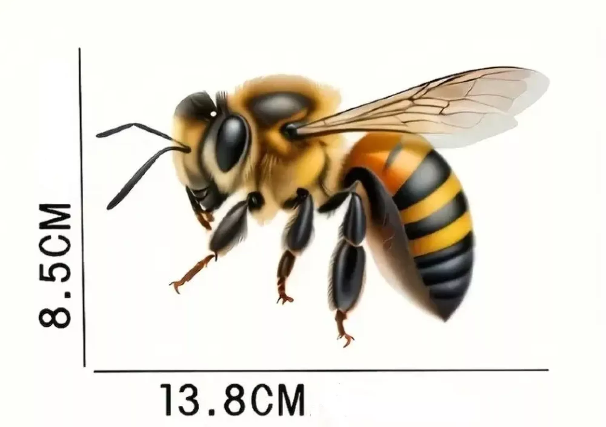 Наклейка – “Бджола 2D”