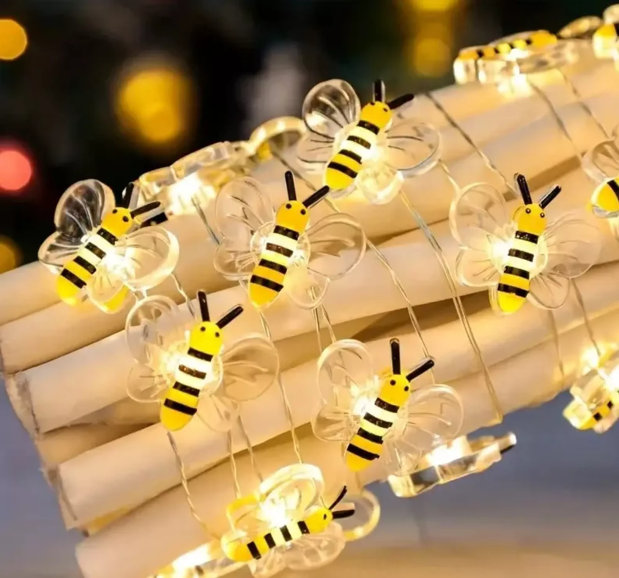 Гірлянда “Бджілки” 3 метри, 30 ламп