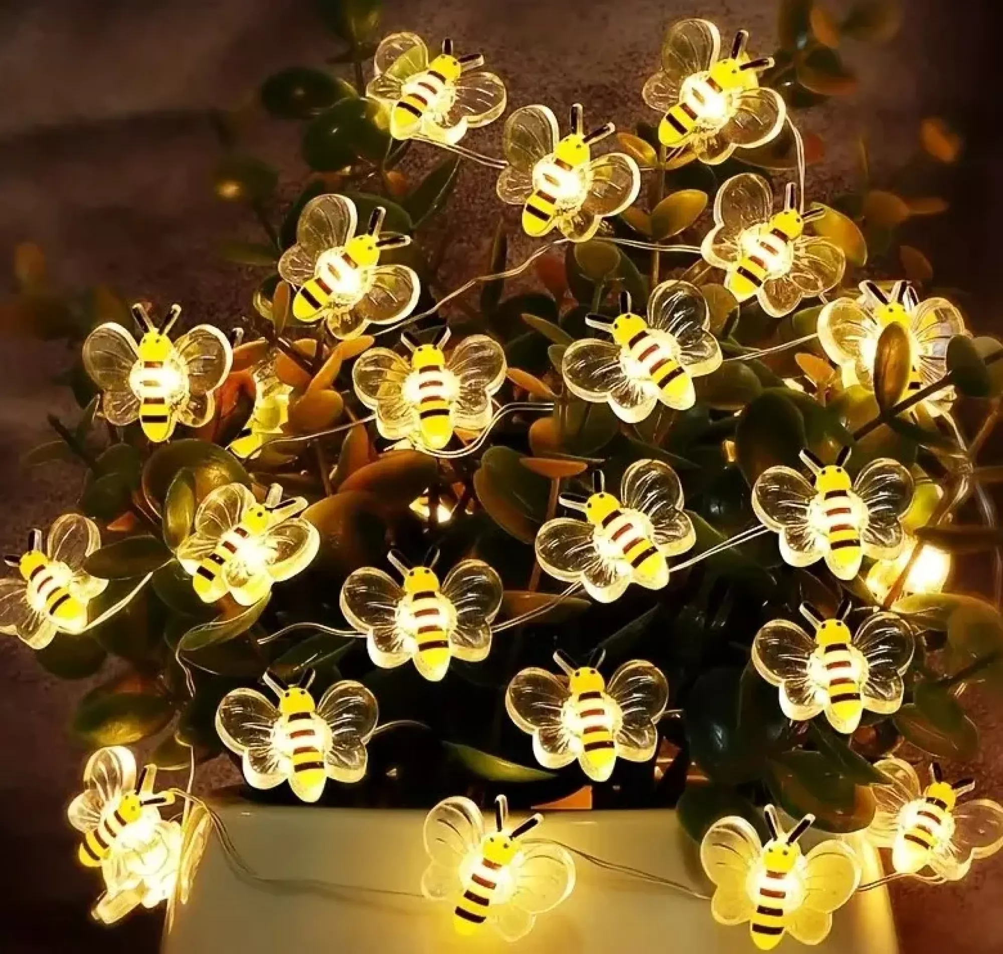 Гірлянда “Бджілки” 3 метри, 30 ламп