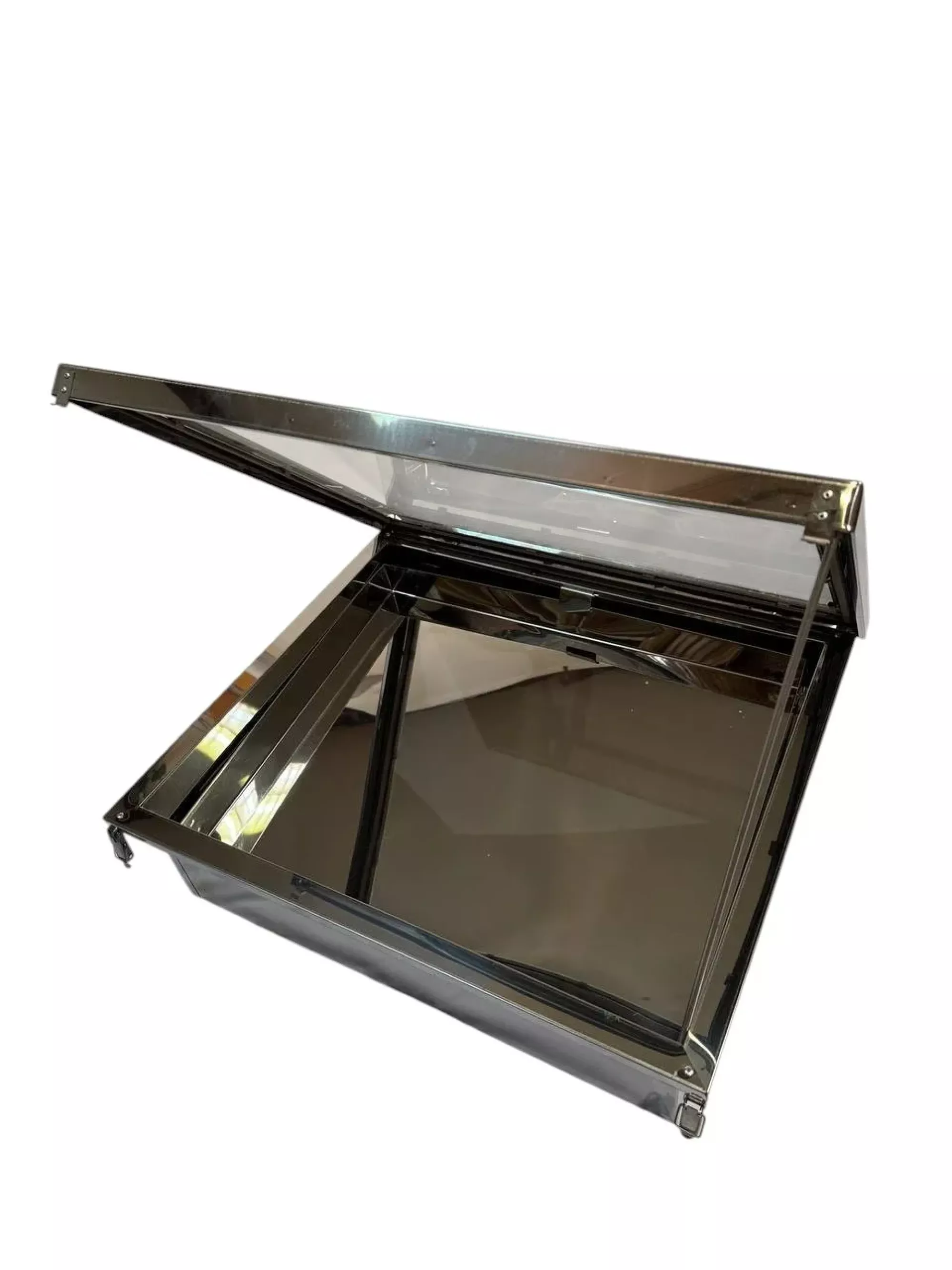 Сонячна Воскотопка на 2 рамки, нержавіюча сталь (з арматурою)