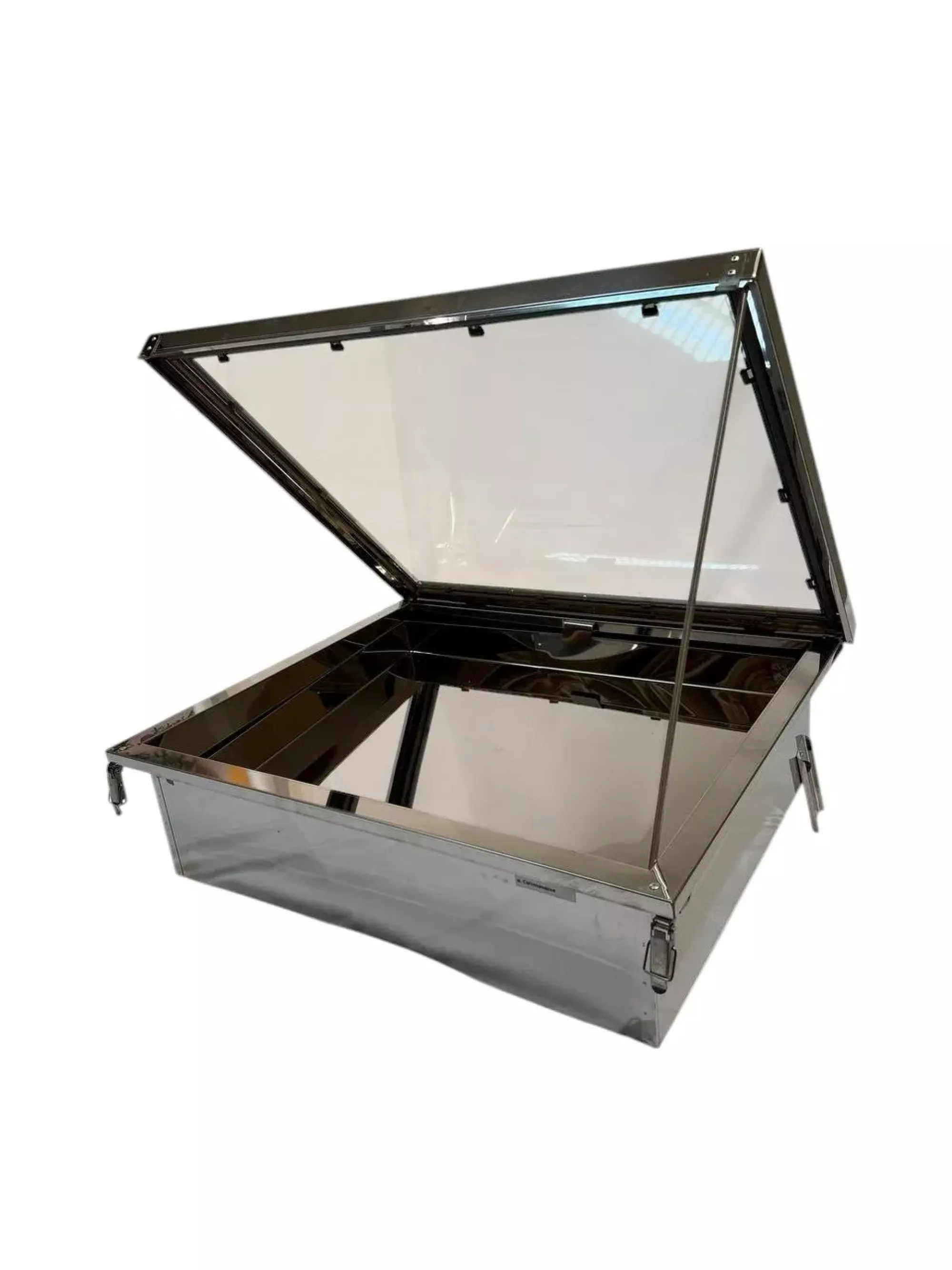 Сонячна Воскотопка на 2 рамки, нержавіюча сталь (з арматурою)