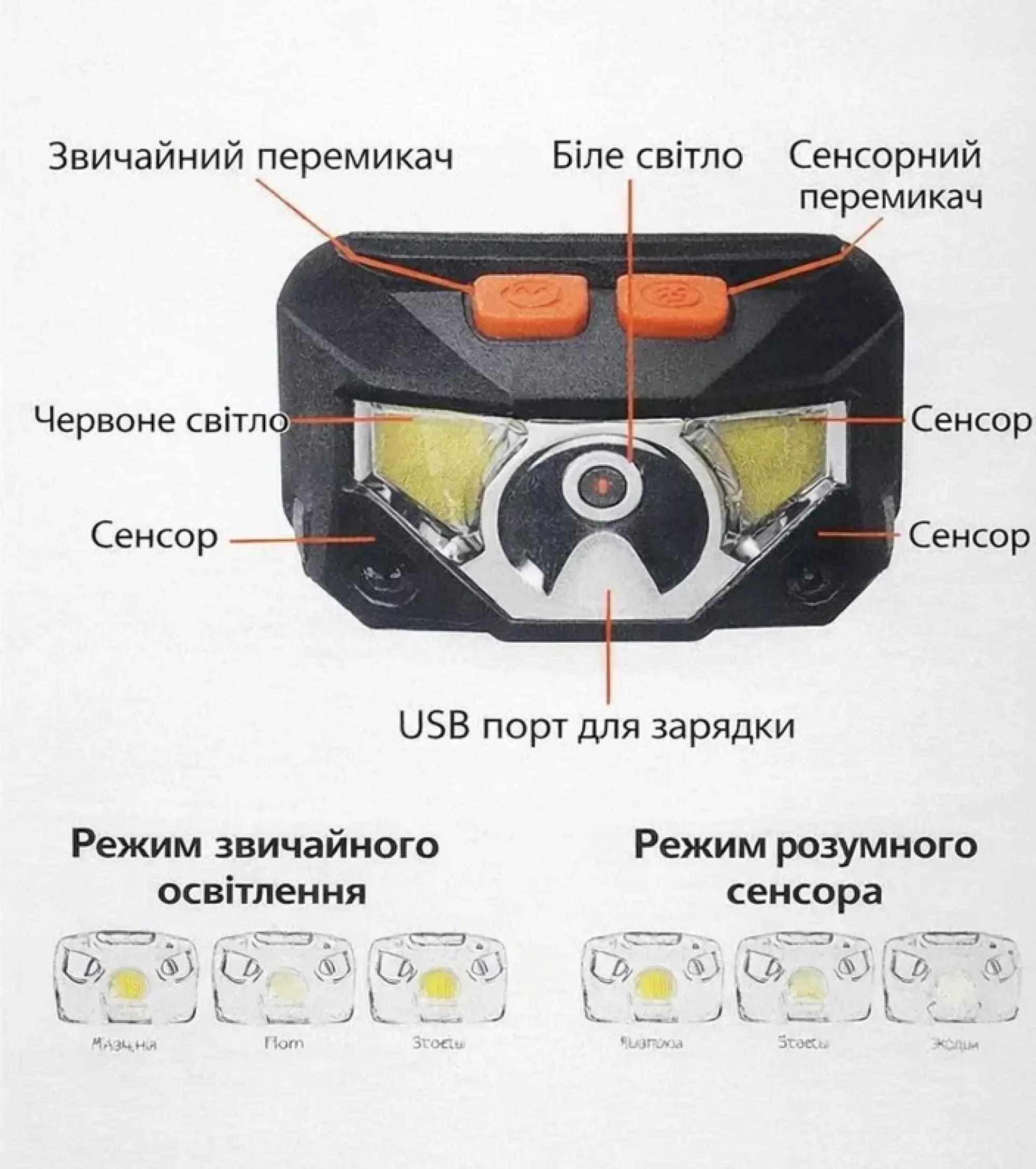 Ліхтарик для огляду бджіл з червоним світлом