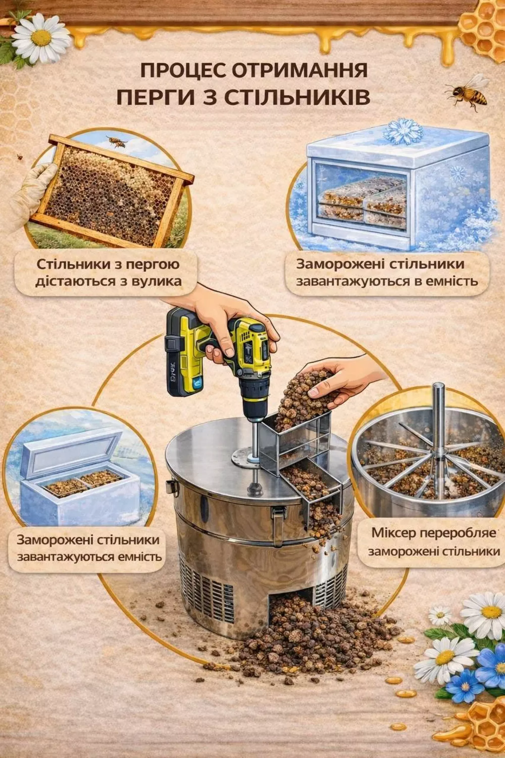 Перговибивач з нержавіючої сталі “АВВ-100”