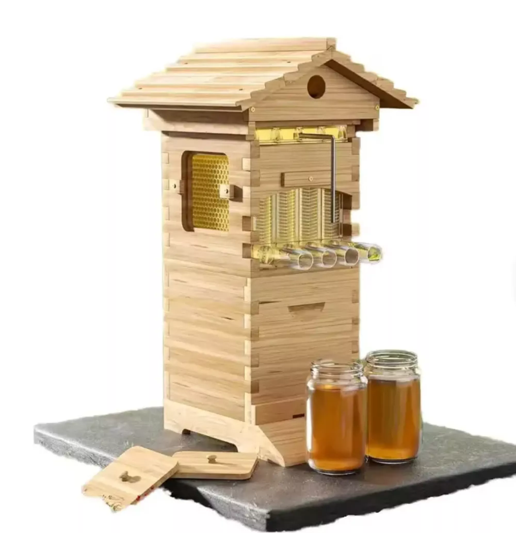 Автоматичний Вулик, модель “МІНІ” (2 корпуси + 4 автоматичні рамки + ключ для зливу)