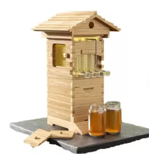 Автоматичний Вулик, модель “МІНІ” (2 корпуси + 4 автоматичні рамки + ключ для зливу)