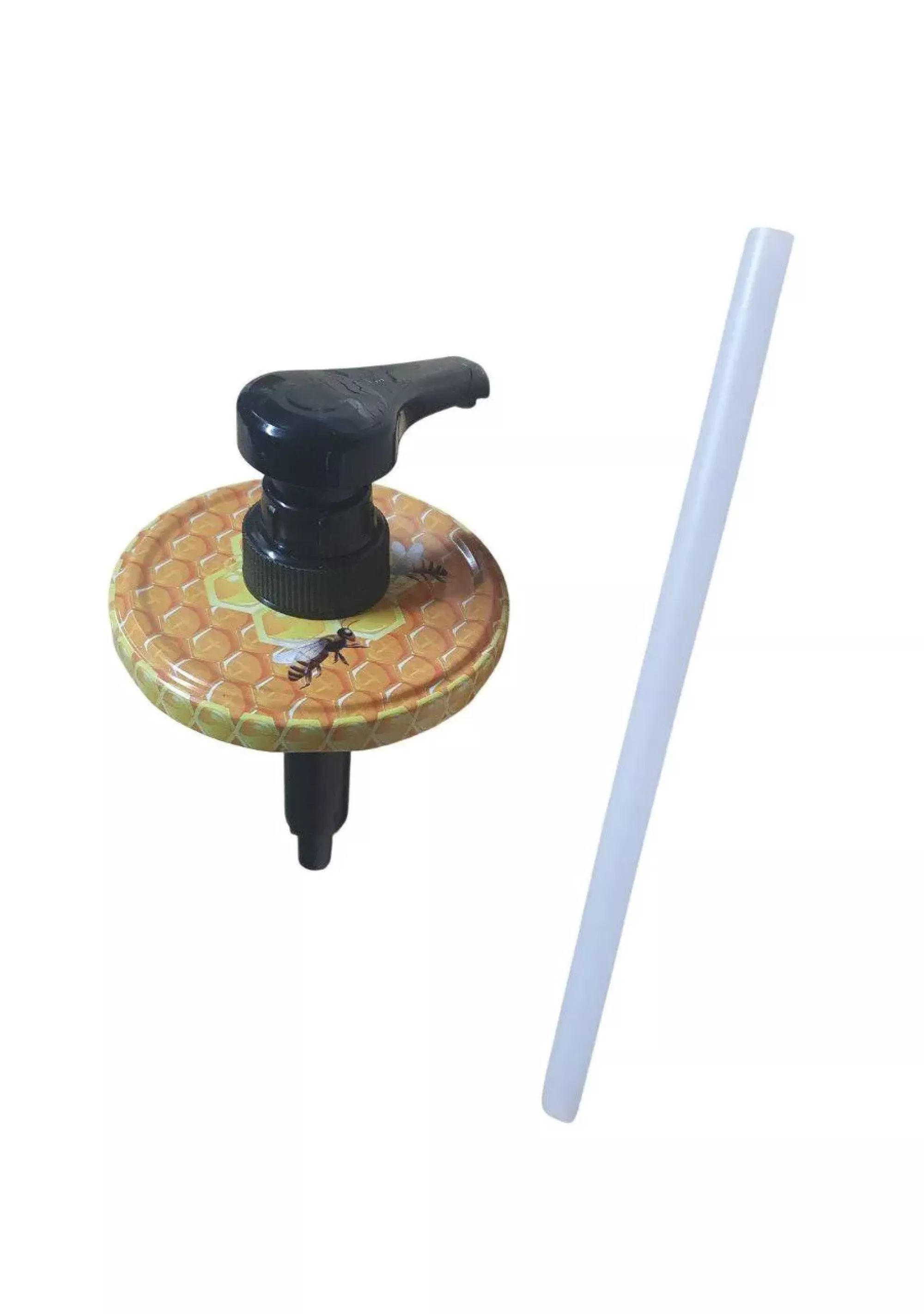 Міні дозатор для меду з кришкою