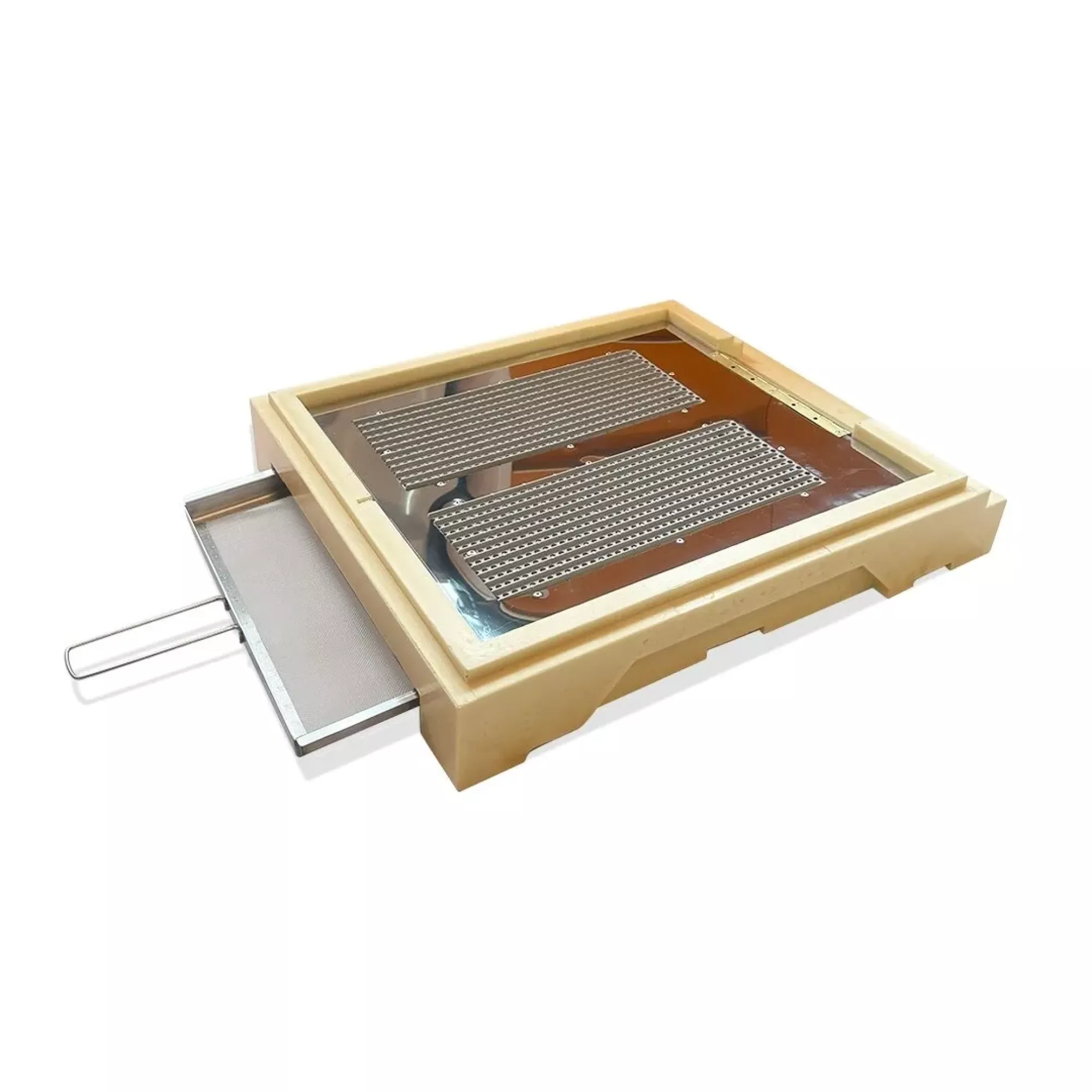 Пилкозбірник для дна 10 р. вулика “BeeStar” з нержавіючим вкладишем та лотком