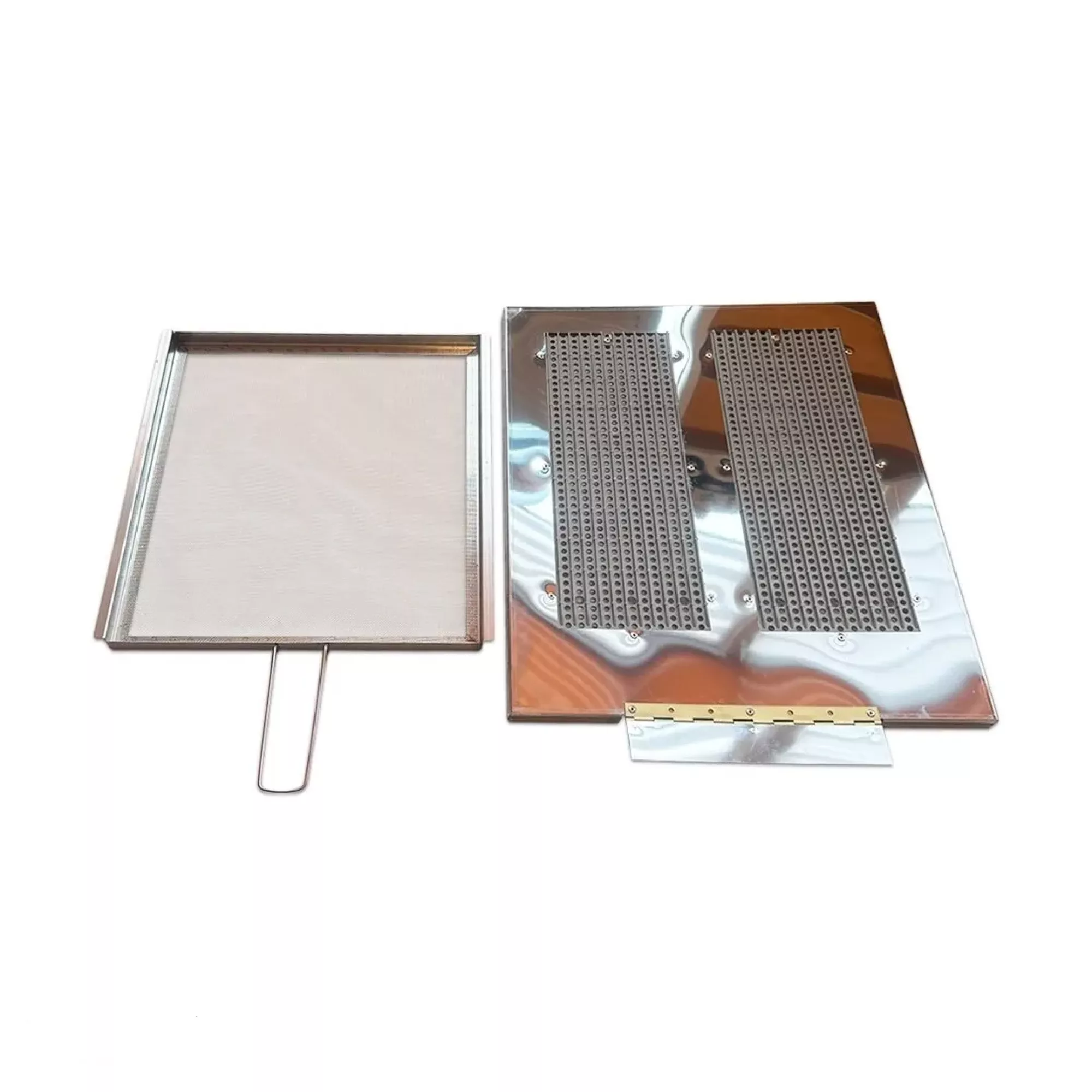 Пилкозбірник для дна 10 р. вулика “BeeStar” з нержавіючим вкладишем та лотком