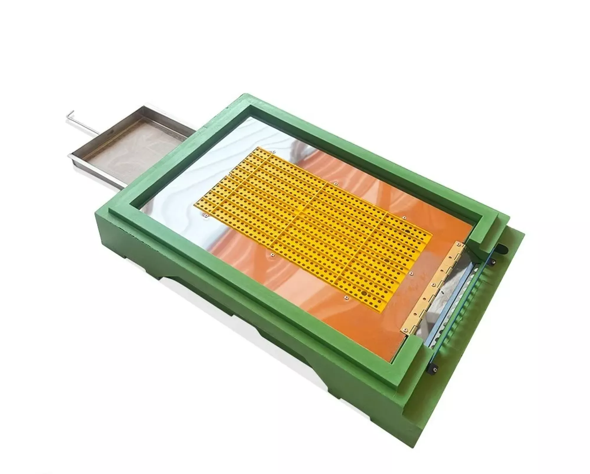 Пилкозбірник для дна 8 р. вулика “BeeStar” з нержавіючим вкладишем та лотком