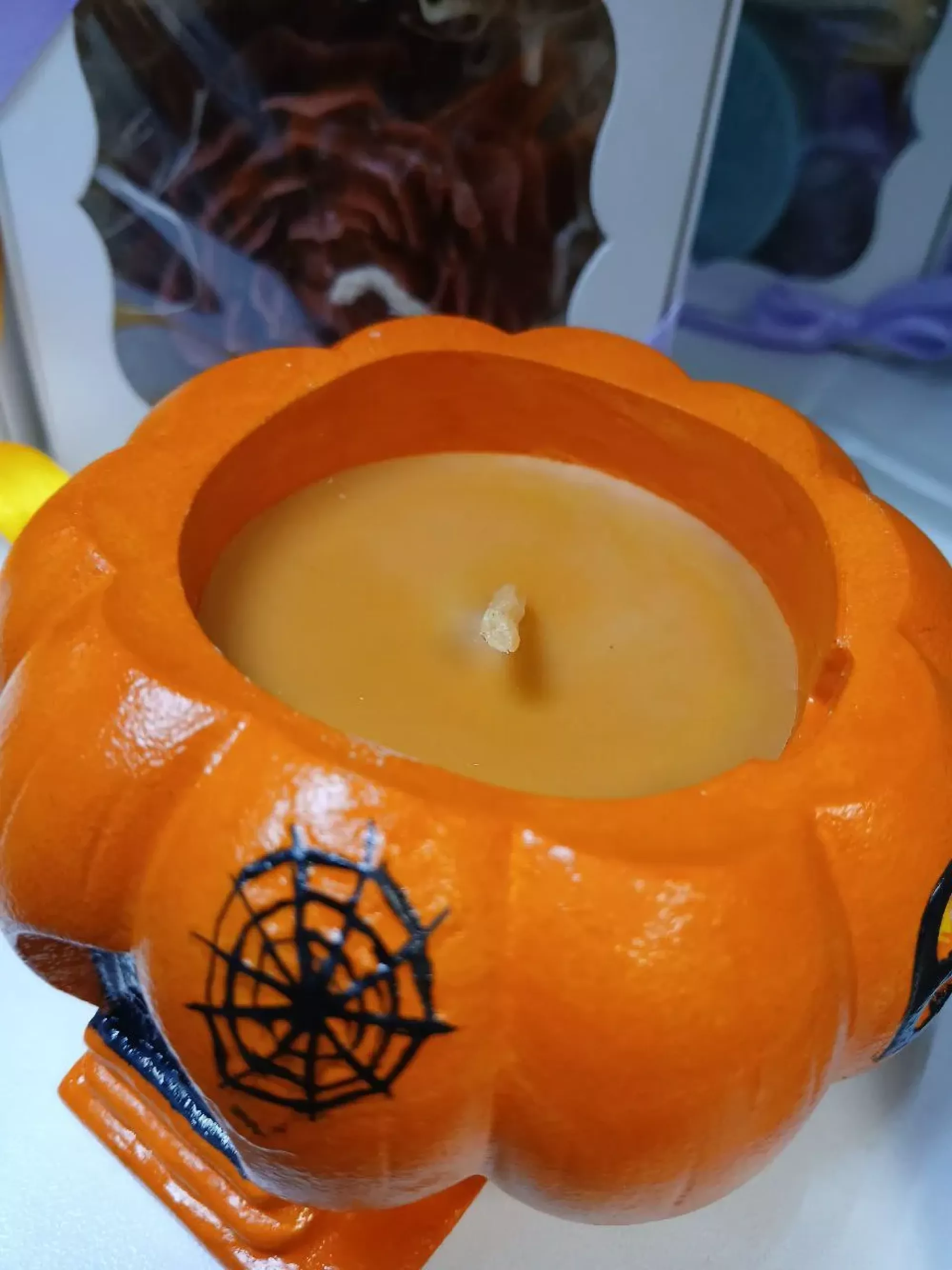 СВІЧКИ ГАРБУЗИК - свічки кашпо, осінній декор