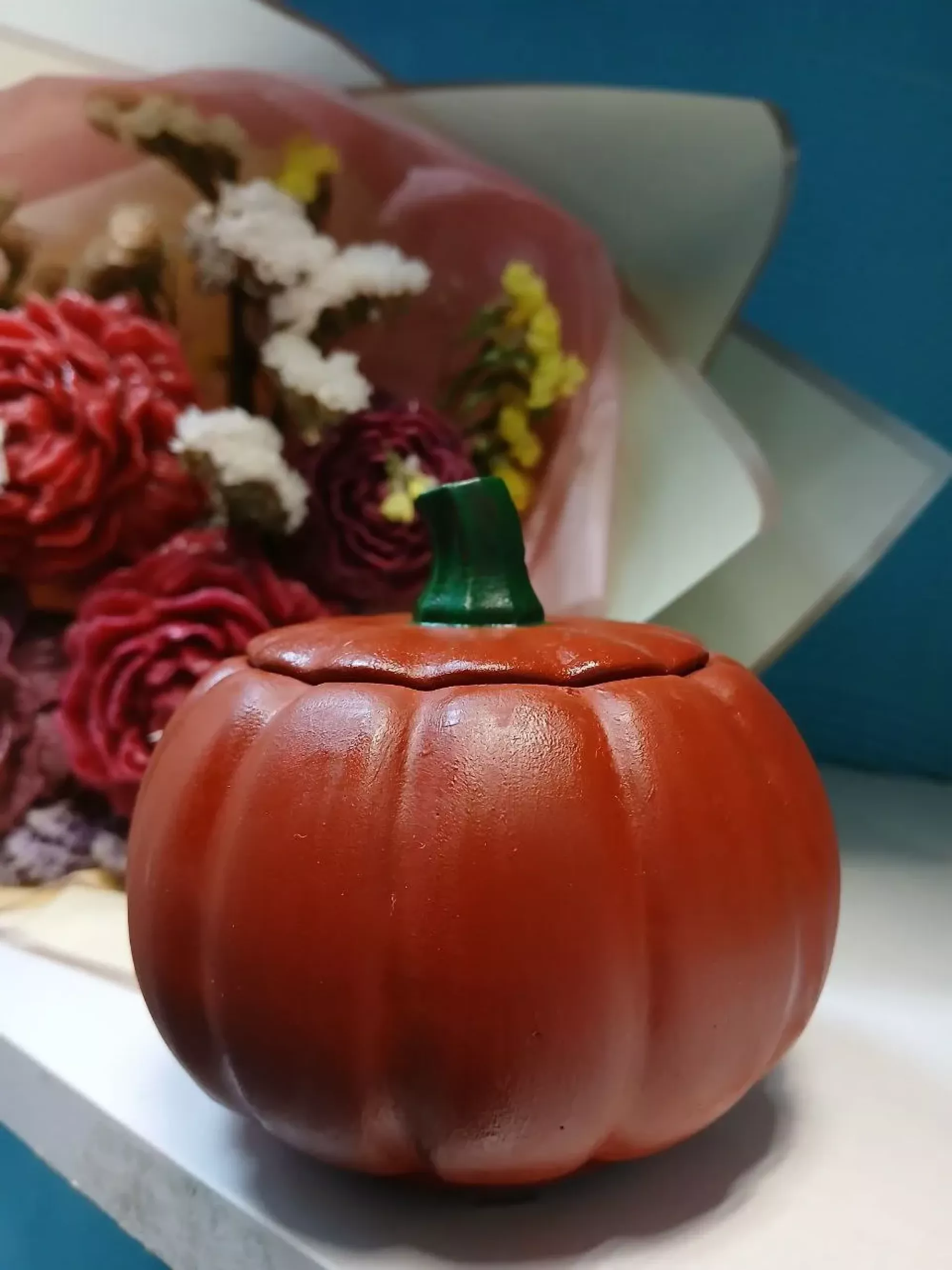 СВІЧКИ ГАРБУЗИК - свічки кашпо, осінній декор