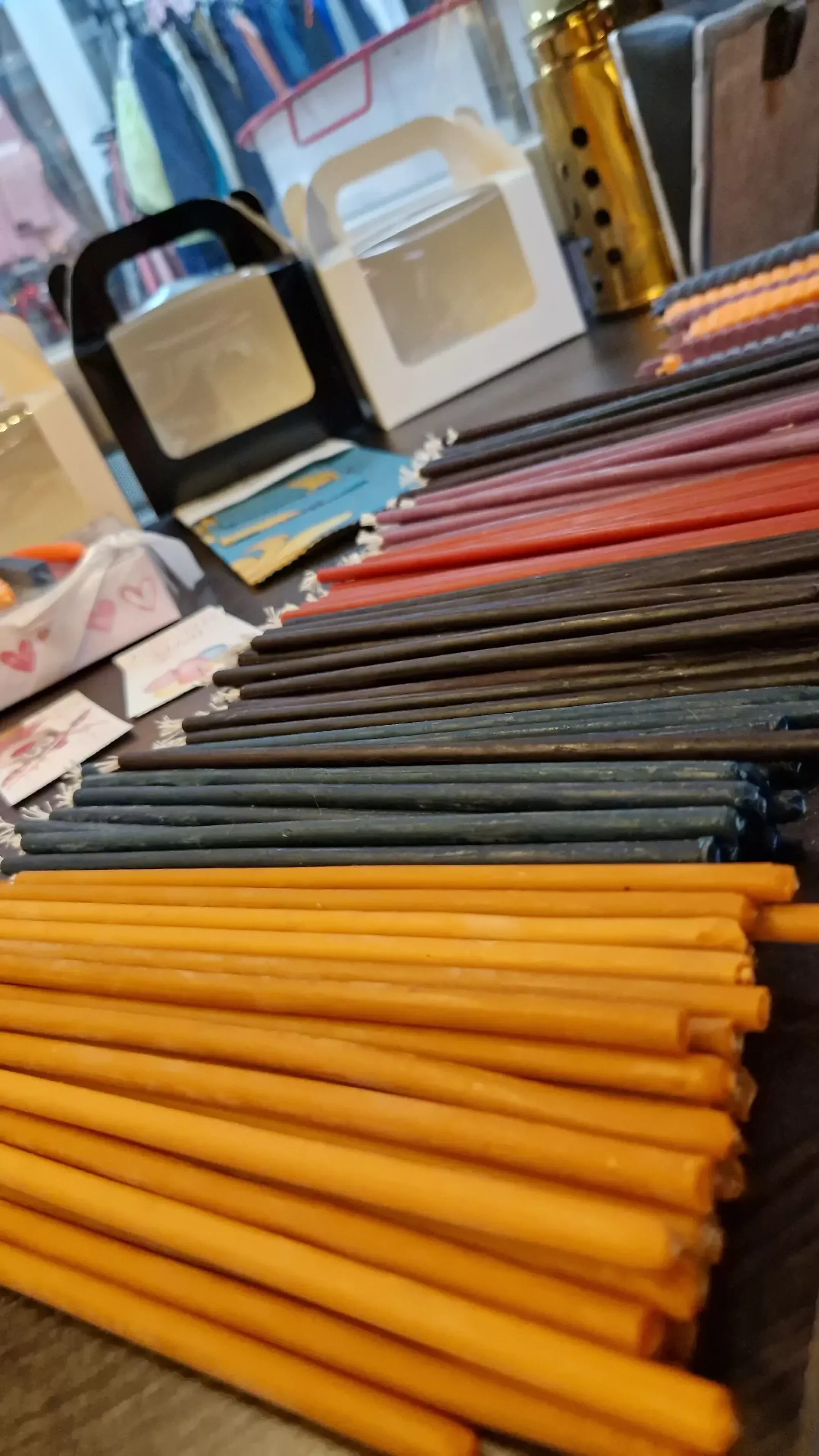 Свічки для гадання з натурального бджолиного воску без додавання парафіну