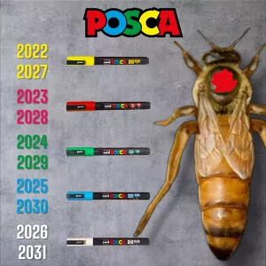 Маркери для мічення маток Posca