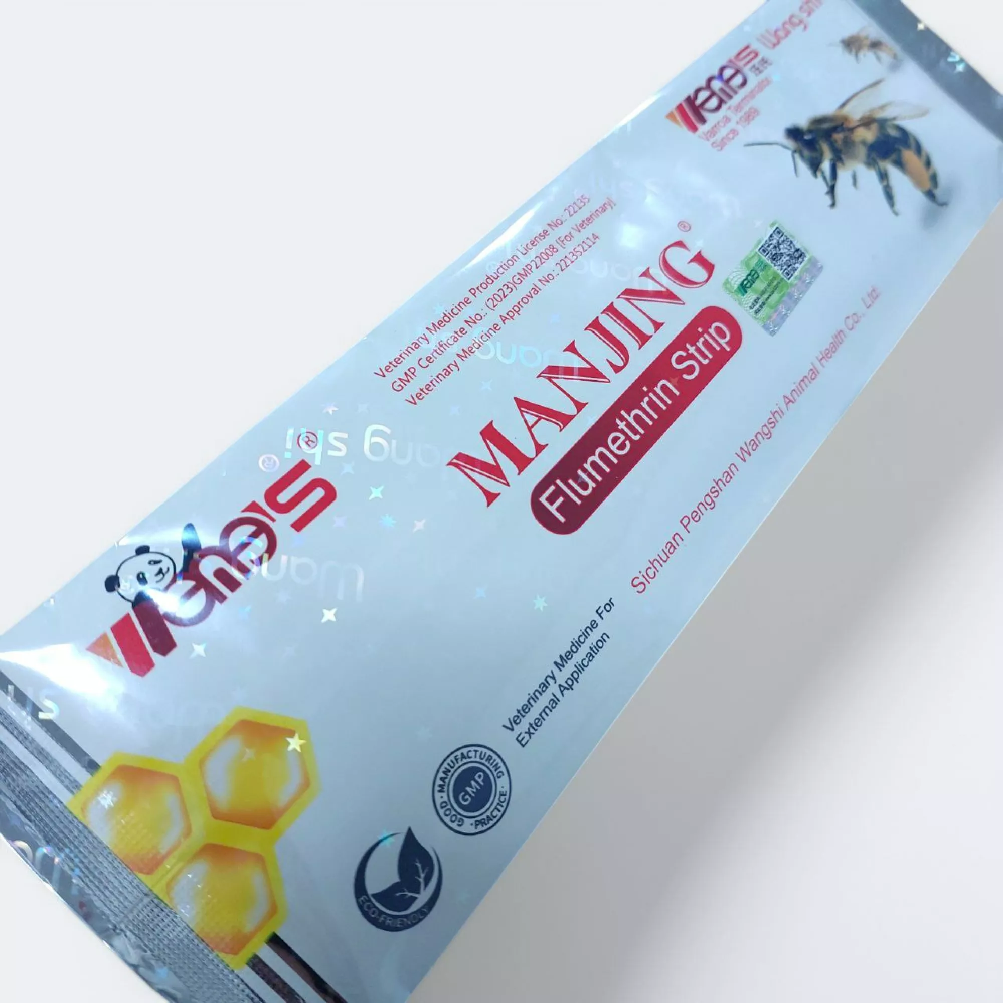 Пластинки MANJING полоски Flumethrin Strip 20 штук